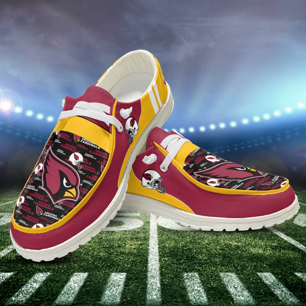 Arizona Cardinals Sport HD Shoes Custom Your Name, White HDs For Sport Fans, Sport Gifts ETHY-52552 HD Shoes 2024 Version