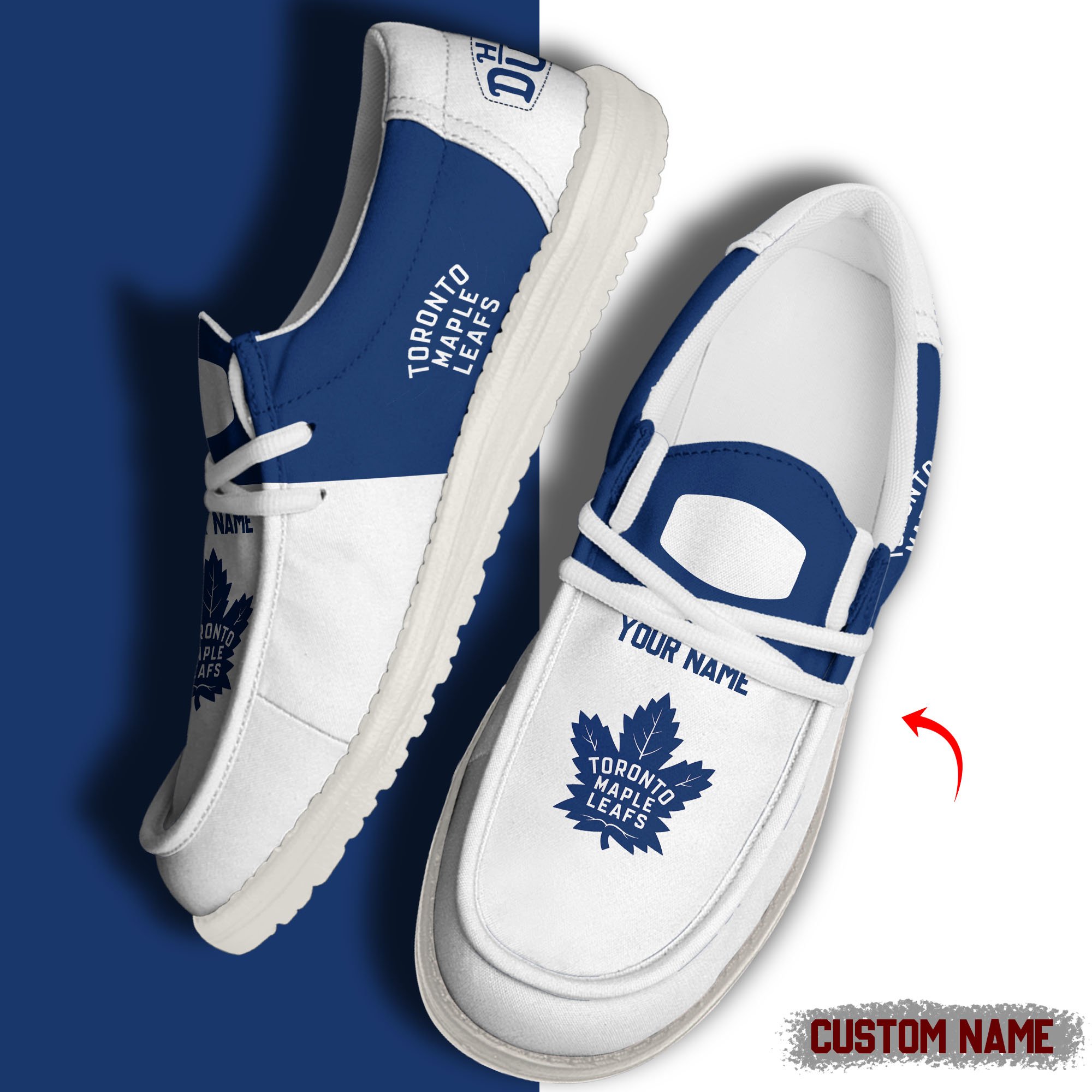 Toronto Maple Leafs Sneaker Shoes Custom 61784