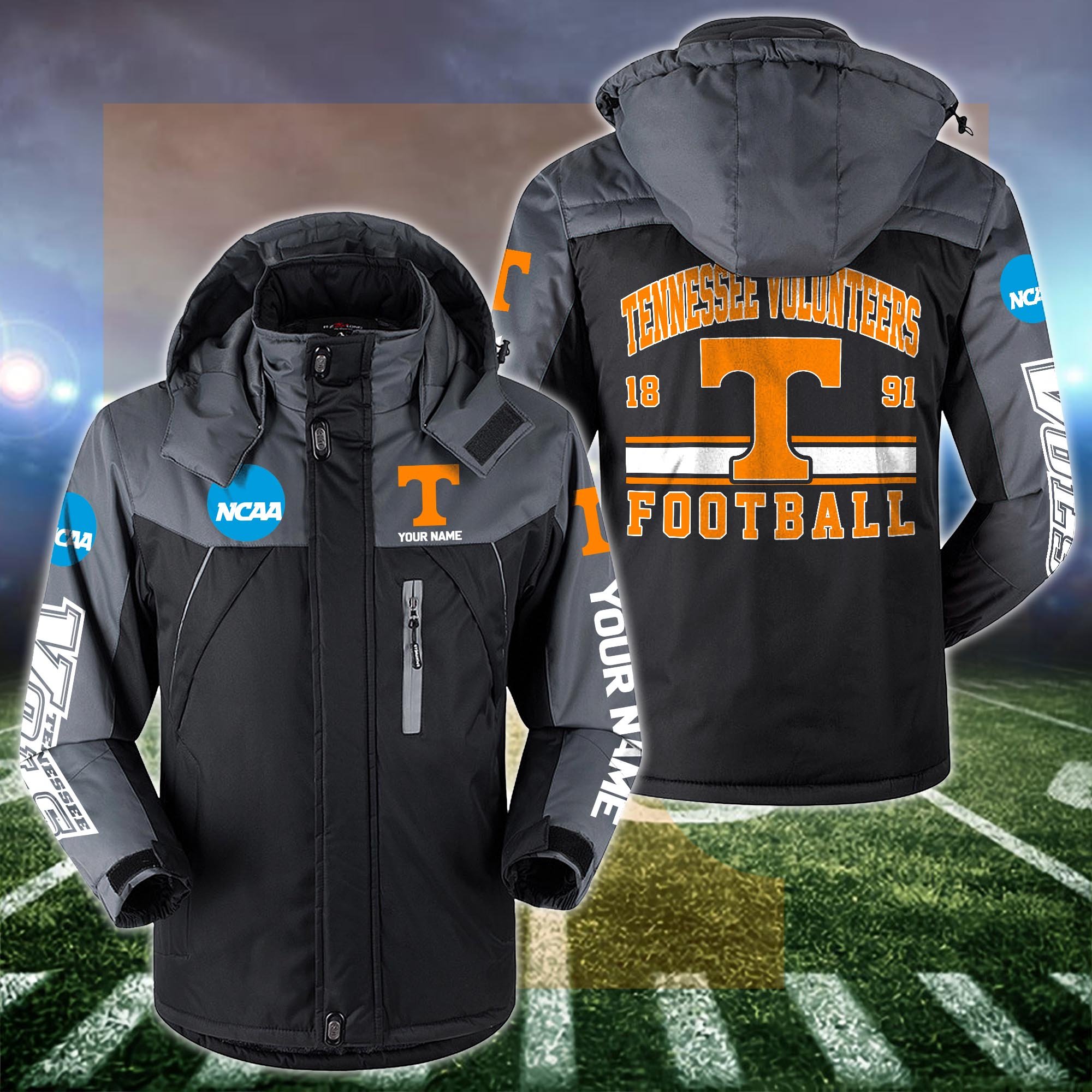 Tennessee Volunteers Windbraker Jacket Custom Your Name, Sport Jacket, FootBall Fan Gifts EHIVM-53361