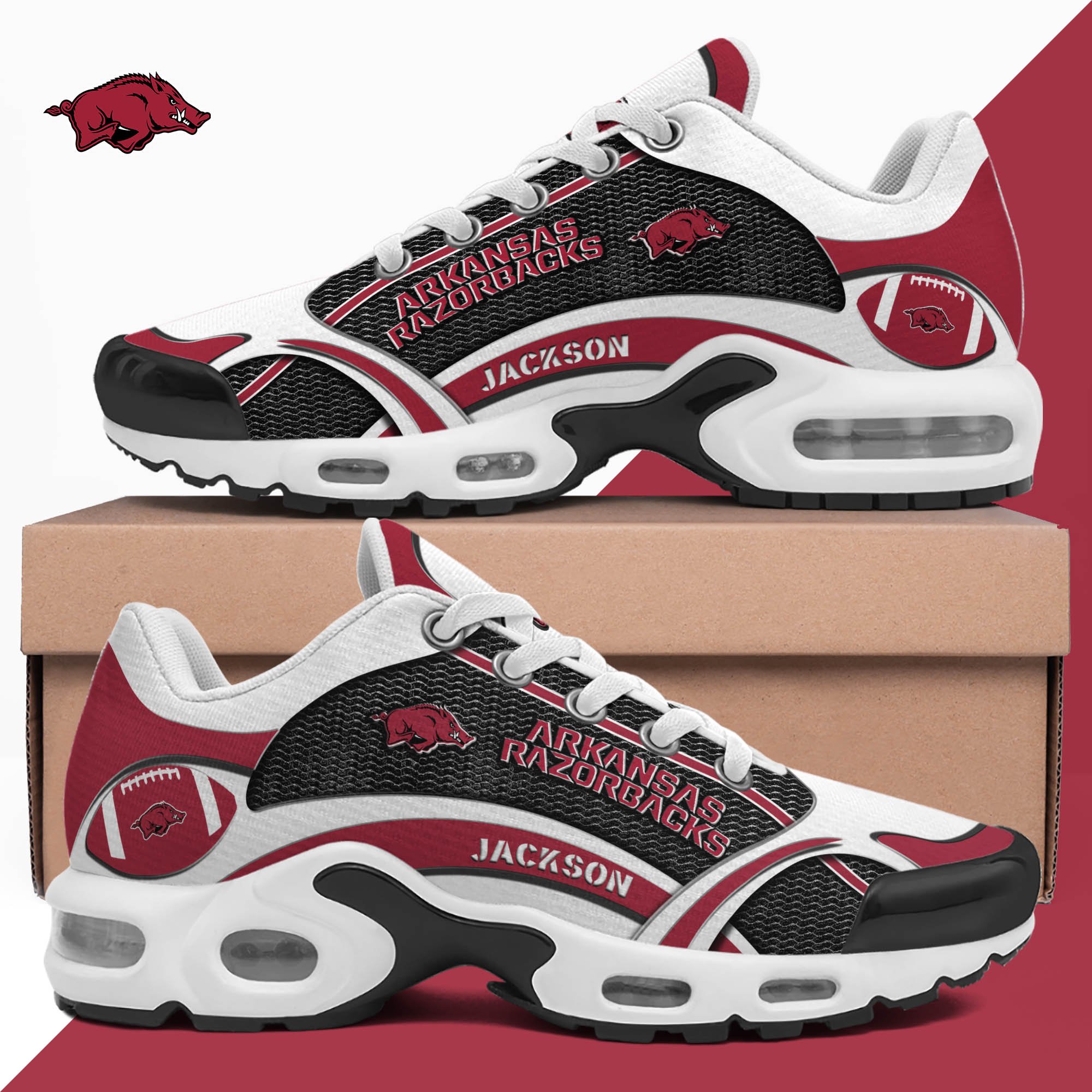 Arkansas Razorbacks Team TN Shoes Custom Name, Shoes For Sport Lovers, Sport Gifts ETHY-61889