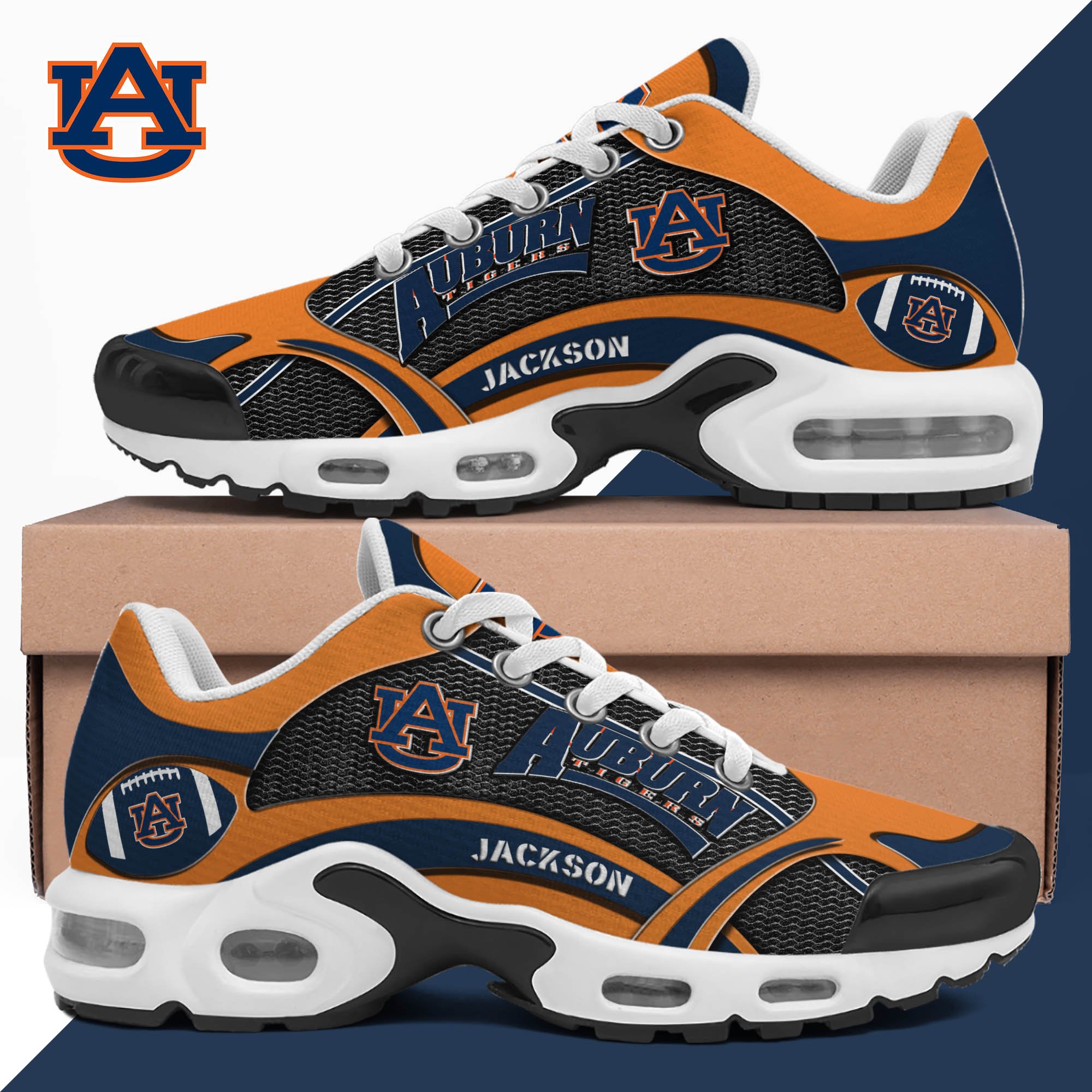 Auburn Tigers Team TN Shoes Custom Name, Shoes For Sport Lovers, Sport Gifts ETHY-61889