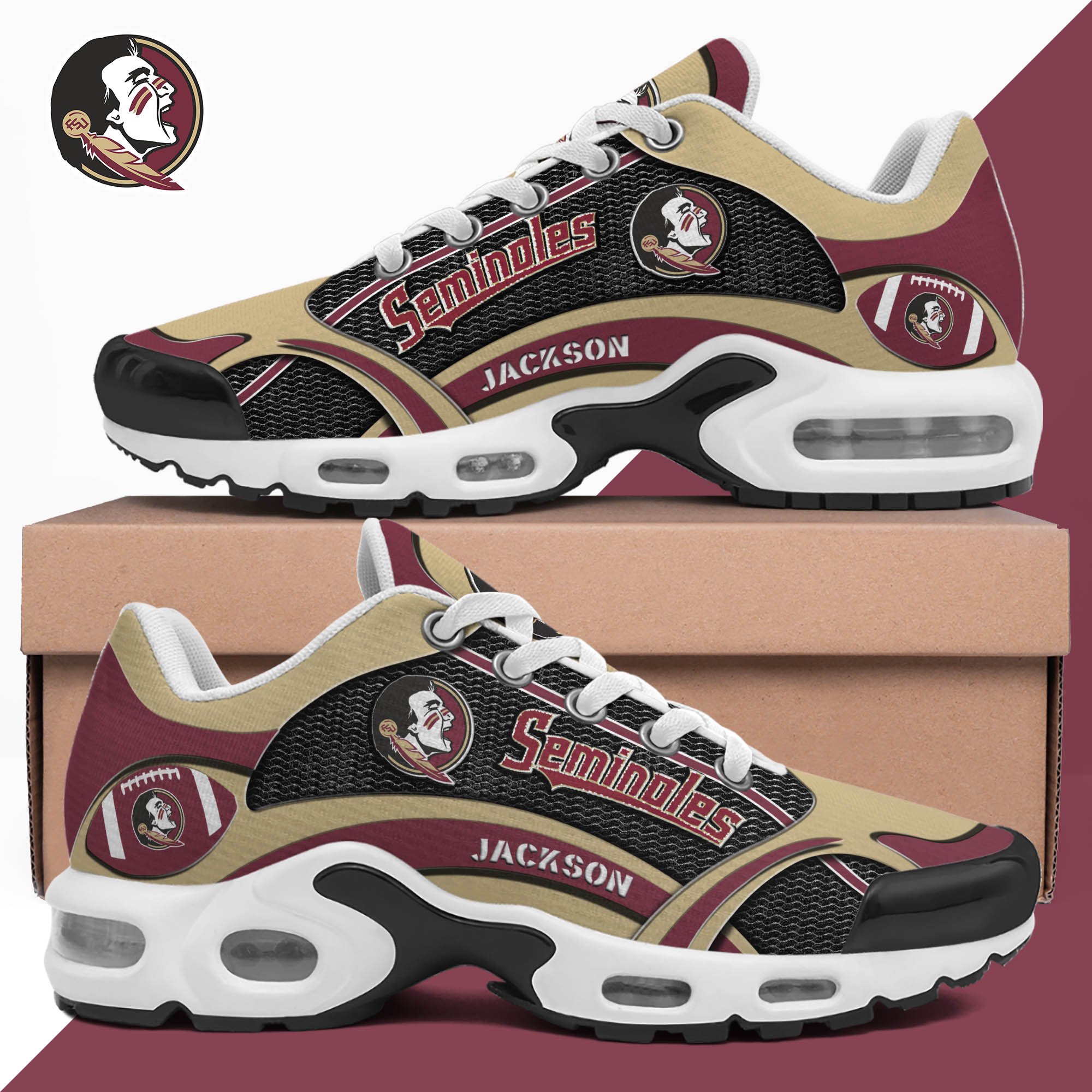 Florida State Seminoles Team TN Shoes Custom Name, Shoes For Sport Lovers, Sport Gifts ETHY-61889