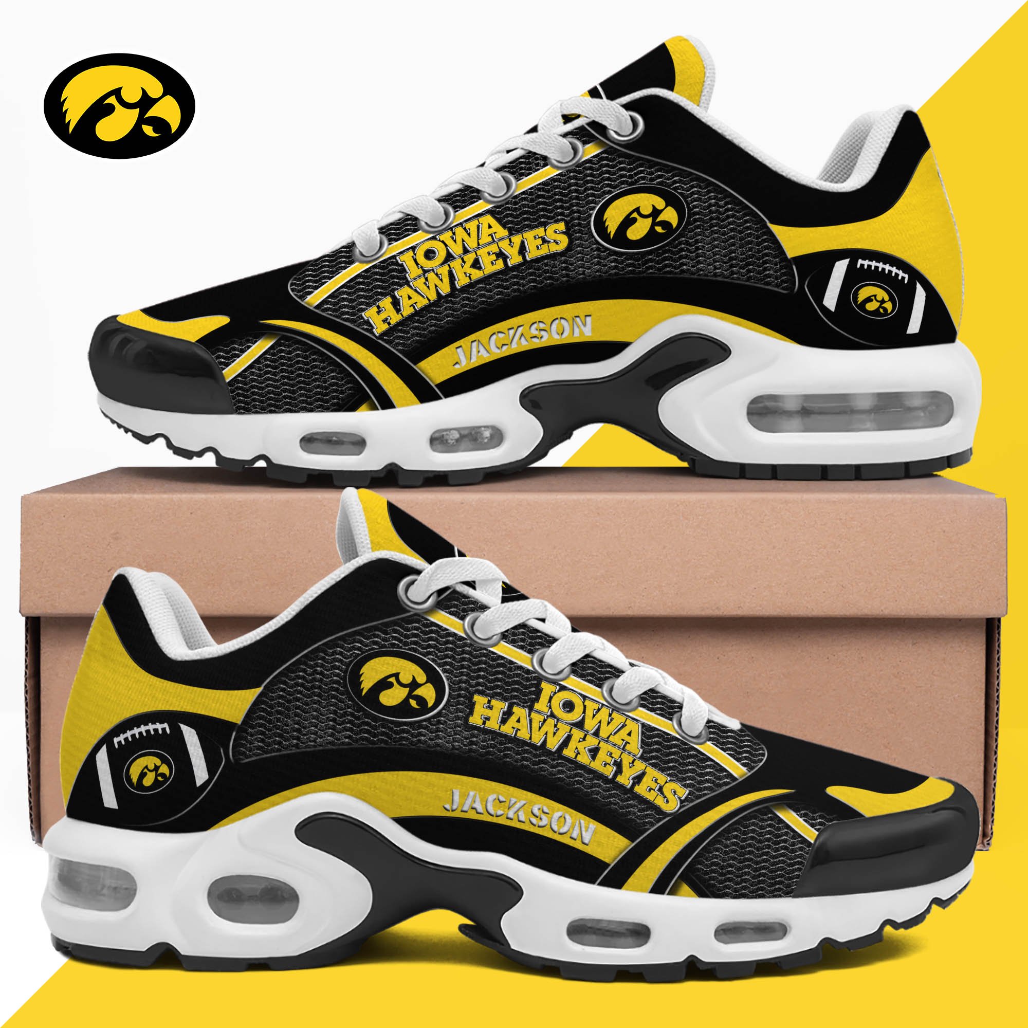 Iowa Hawkeyes Team TN Shoes Custom Name, Shoes For Sport Lovers, Sport Gifts ETHY-61889