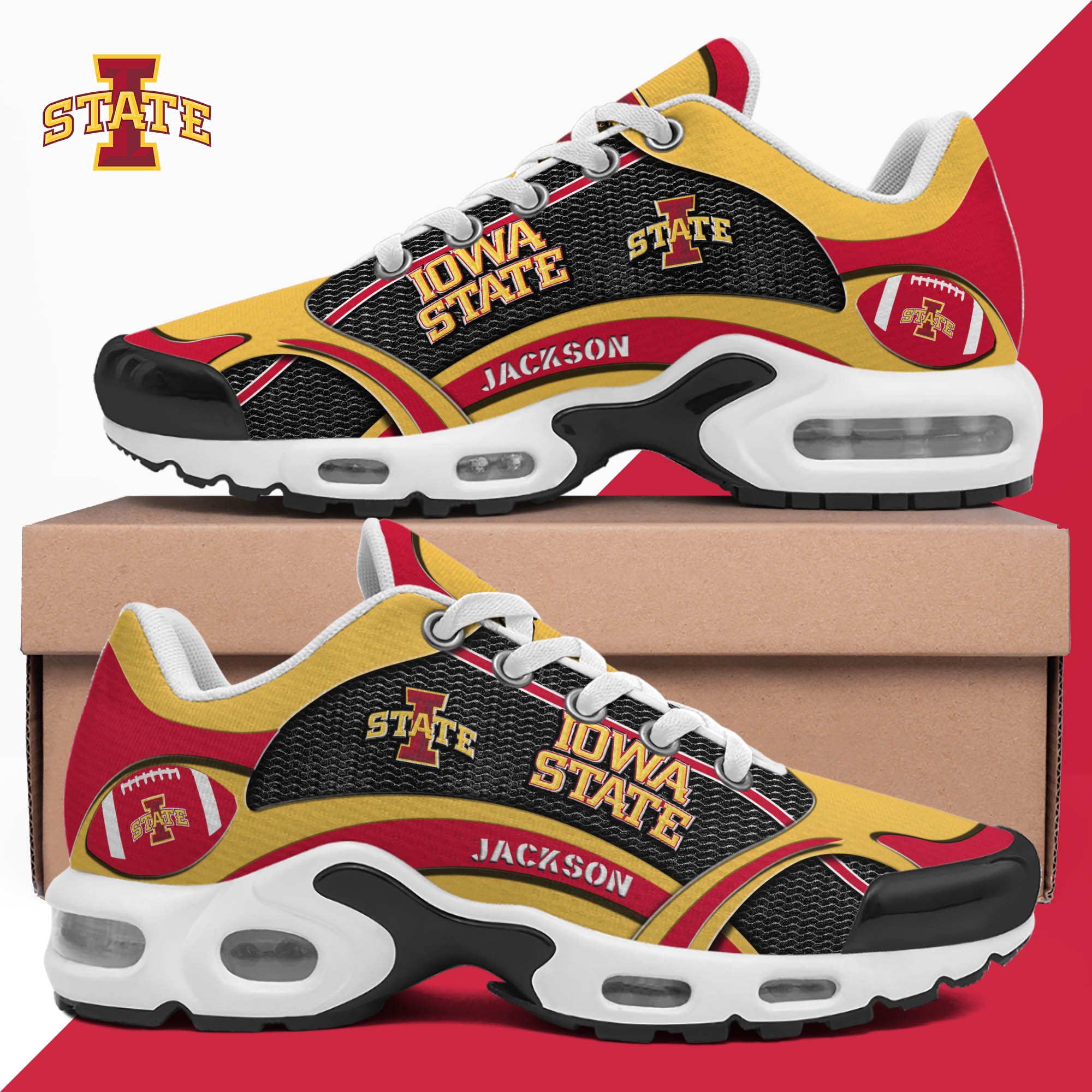 Iowa State Cyclones Team TN Shoes Custom Name, Shoes For Sport Lovers, Sport Gifts ETHY-61889