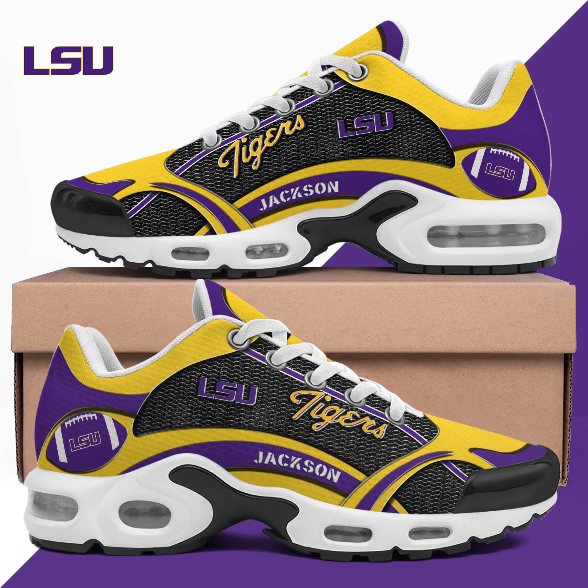 LSU TIGERS Team TN Shoes Custom Name, Shoes For Sport Lovers, Sport Gifts ETHY-61889