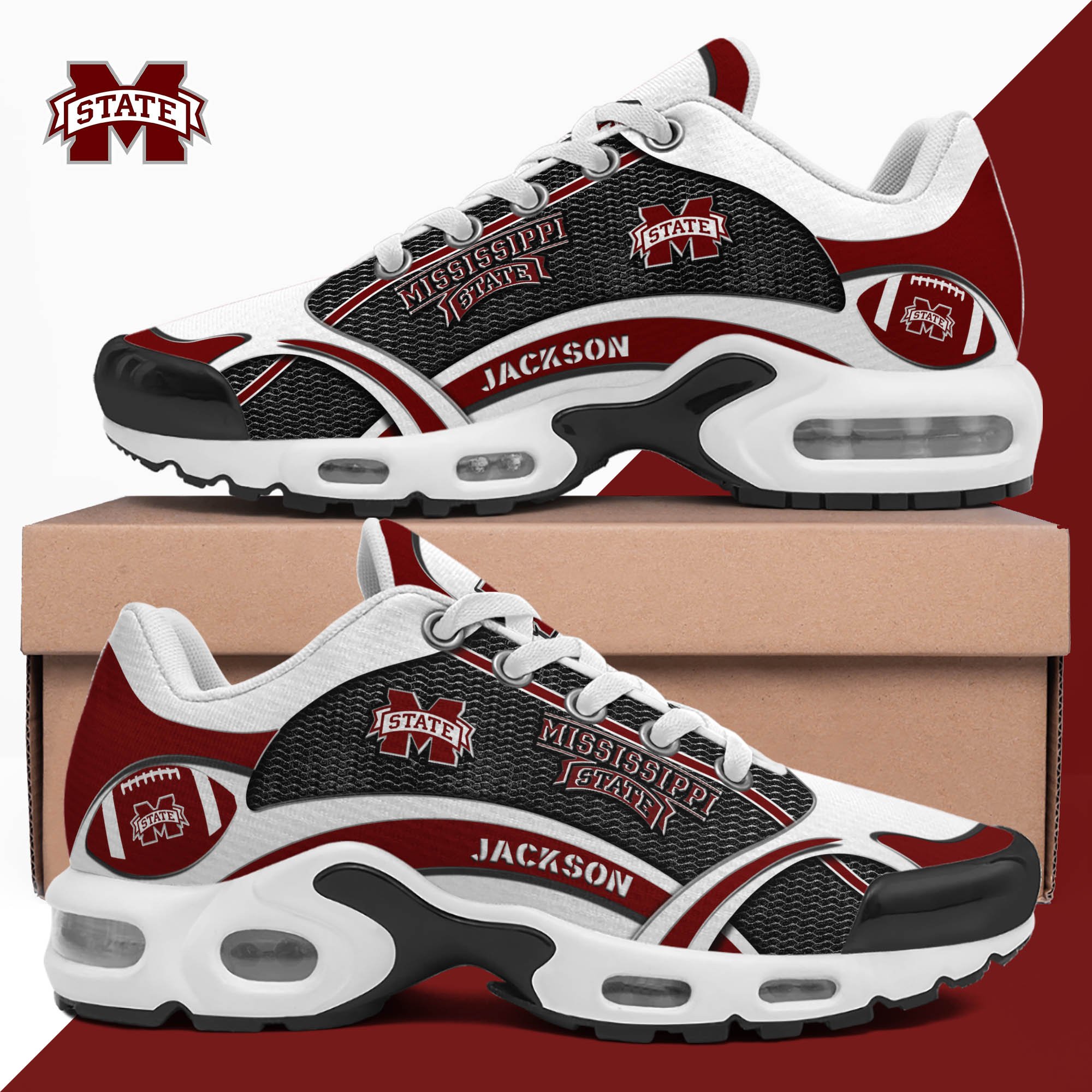 Mississippi State Bulldogs Team TN Shoes Custom Name, Shoes For Sport Lovers, Sport Gifts ETHY-61889