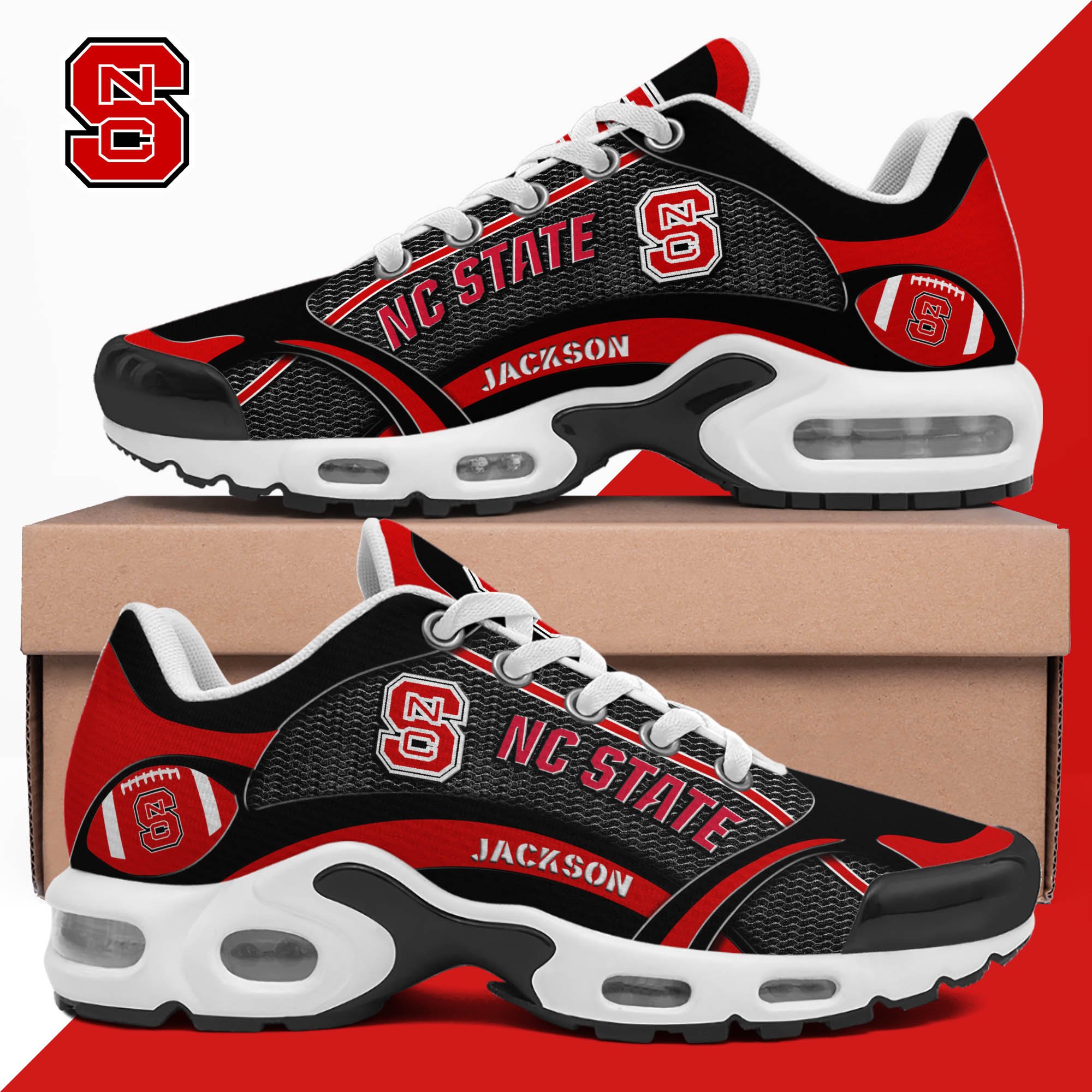 NC State Wolfpack Team TN Shoes Custom Name, Shoes For Sport Lovers, Sport Gifts ETHY-61889