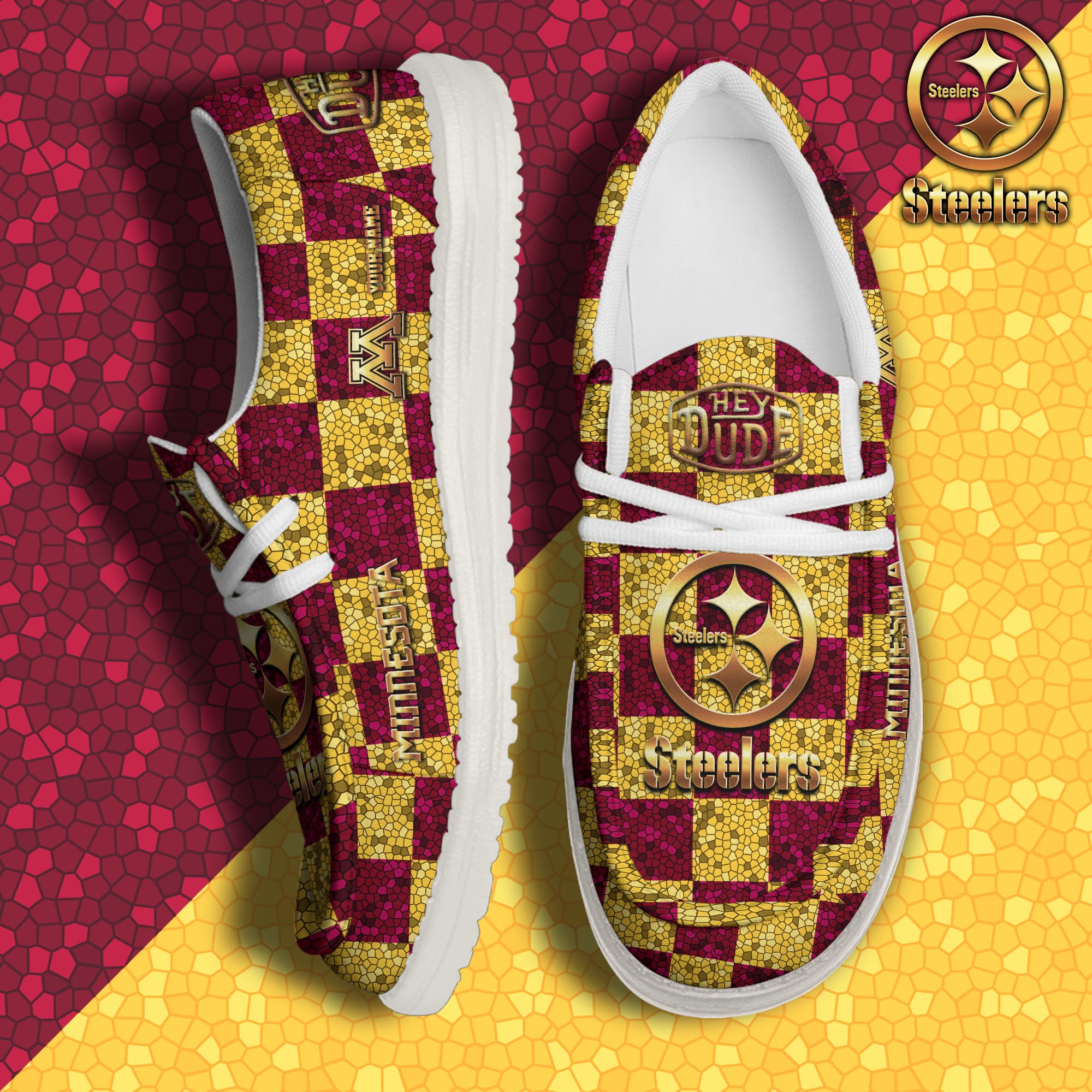 Minnesota Golden Gophers Hey Dude Canvas Loafer Shoes 2024 Version Custom Your Name, Football Shoes For Fans, Sport Gifts ETRG-61887