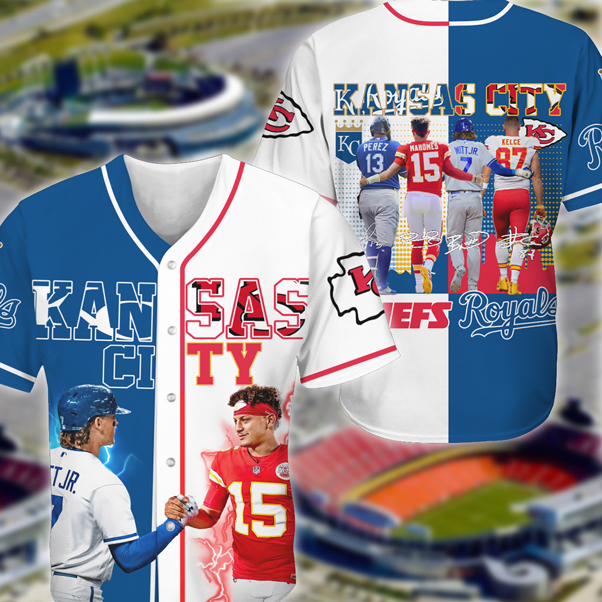 Kansas City Kansas City 3D Baseball shirt, Sport Team Baseball shirt, Gift For Sport Lover ETRG-61964