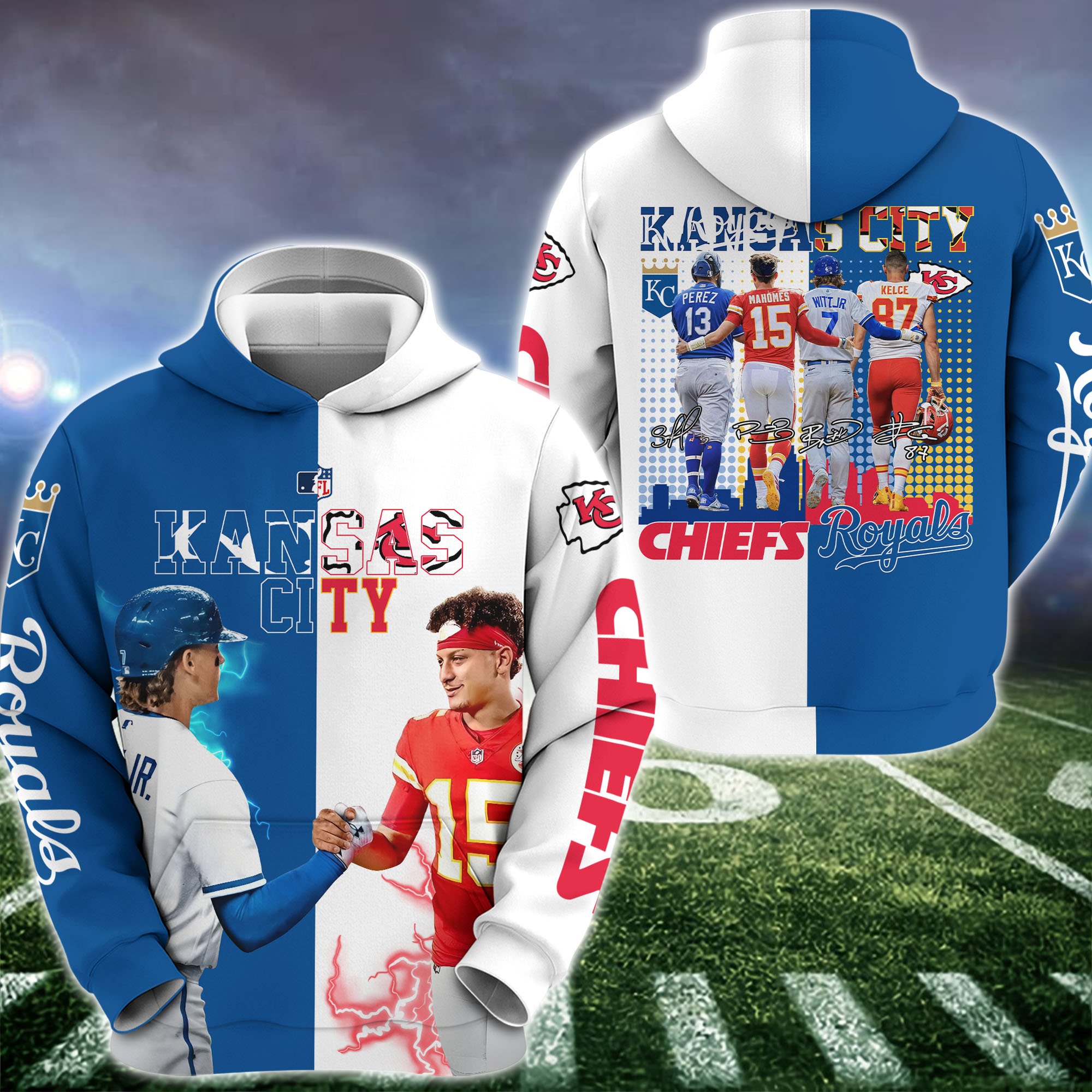 Kansas City Hoodie, Sport Hoodie, Sport Team Hoodie, Gift For Fan, Gift For Him ETRG-62009