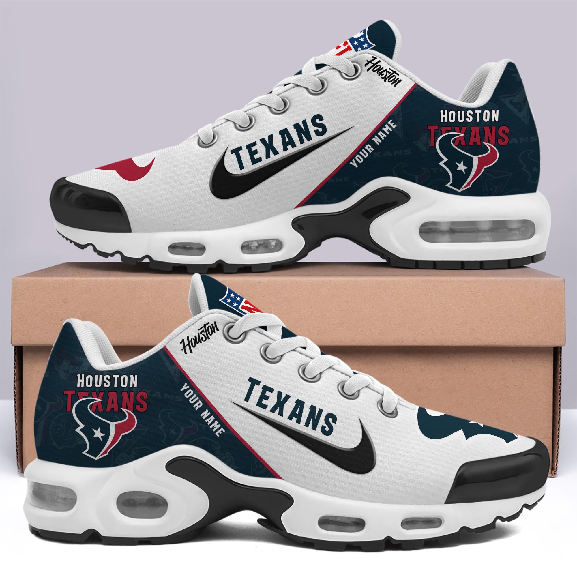 Houston Texans TN Shoes Custom Your Name, Football Team Shoes, Sport Fan Gifts EHIVM-59670