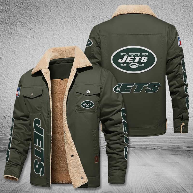 New York Jets Custom Leather Jacket  2024 version, Sport Jacket, FootBall Fan Gift EHIVM-53615