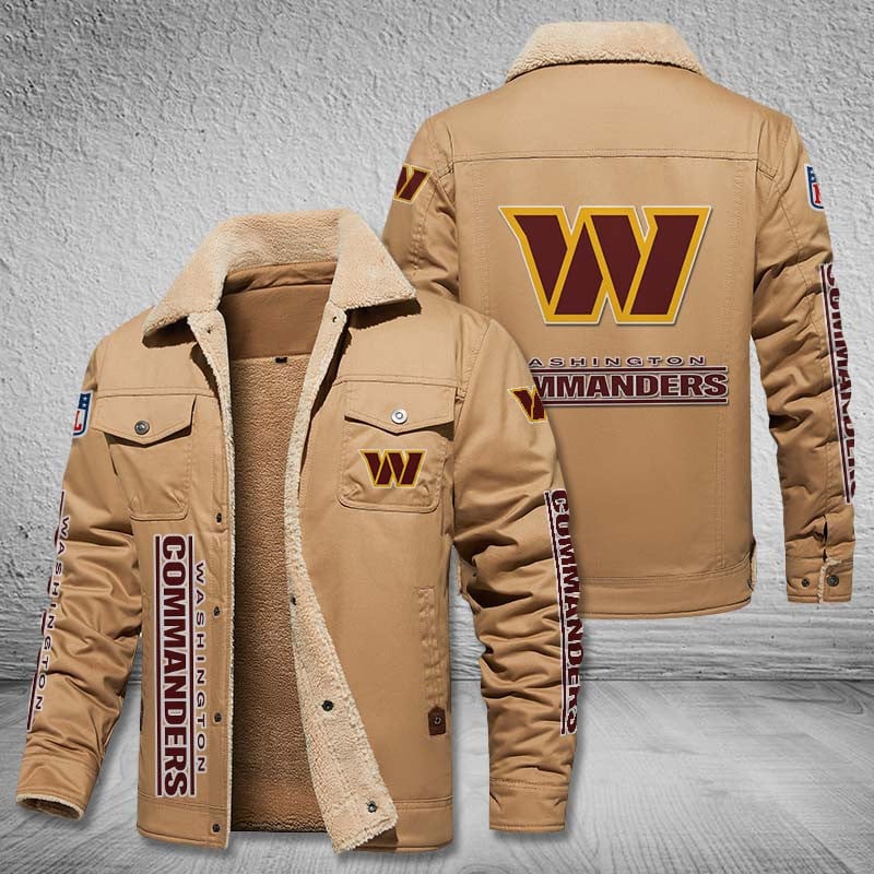 Washington Commanders Custom Leather Jacket  2024 version, Sport Jacket, FootBall Fan Gift EHIVM-53615