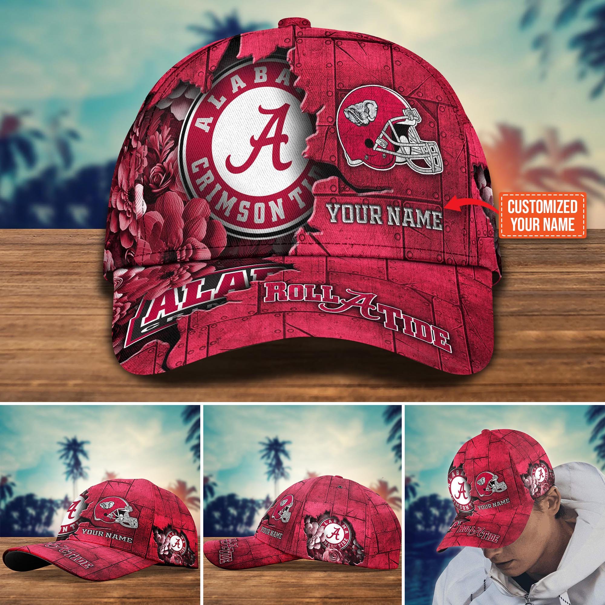 Alabama Crimson Tide Custom New Arrivals Trending Cap H51466