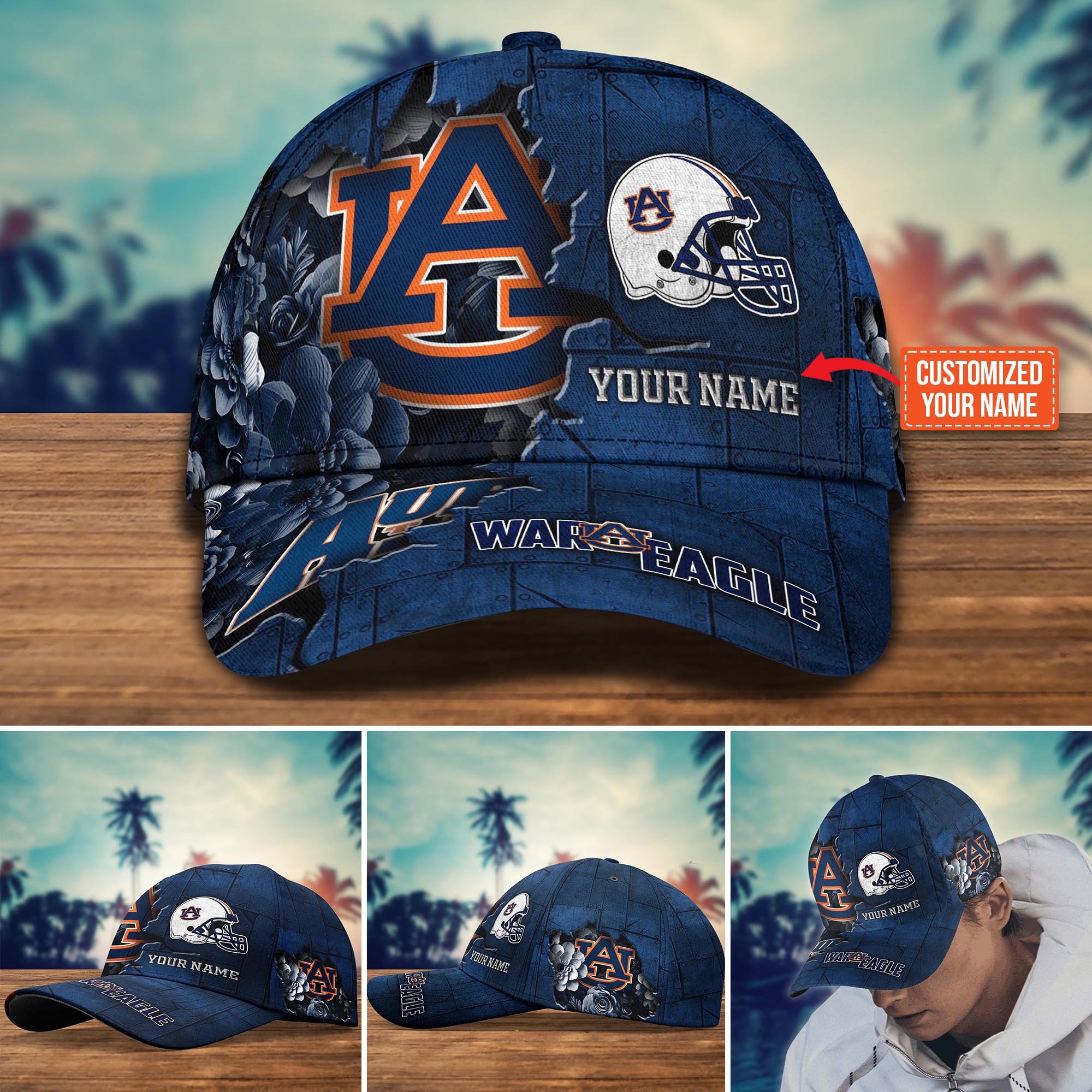 Auburn Tigers Custom New Arrivals Trending Cap H51466