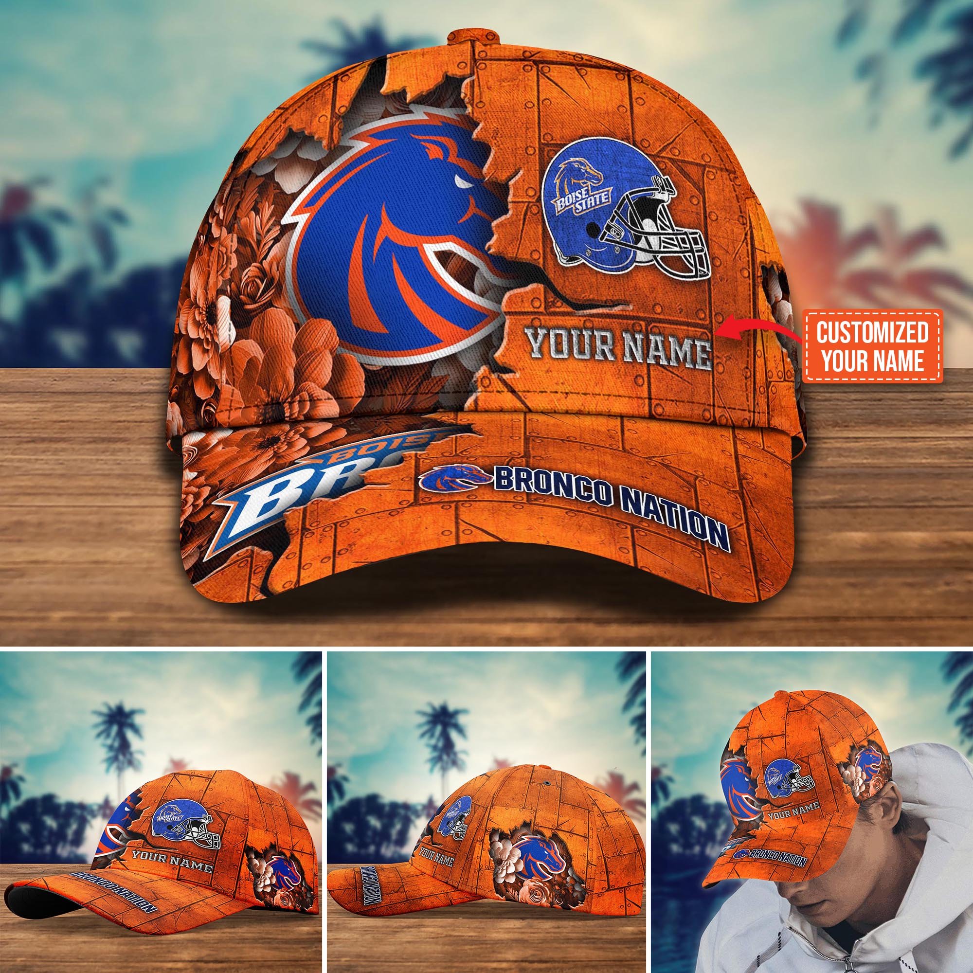 Boise State Broncos Custom New Arrivals Trending Cap H51466