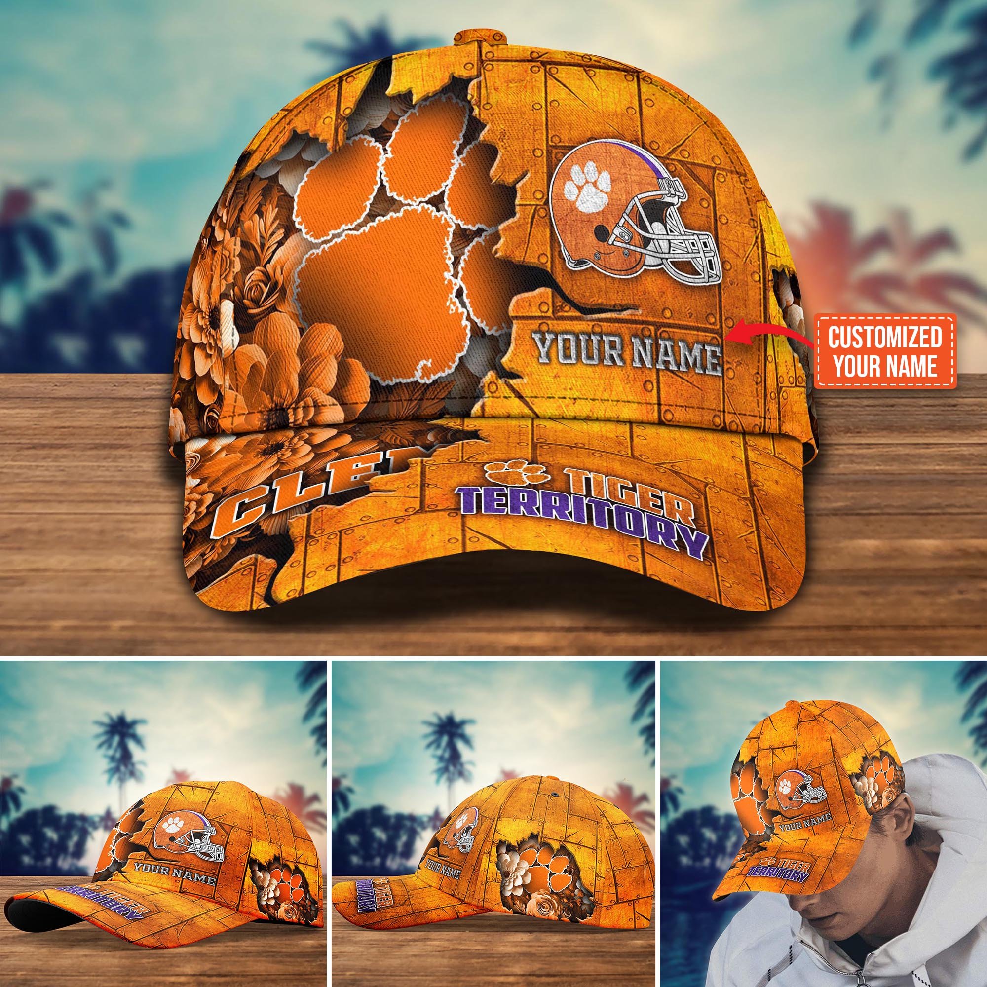 Clemson Tigers Custom New Arrivals Trending Cap H51466