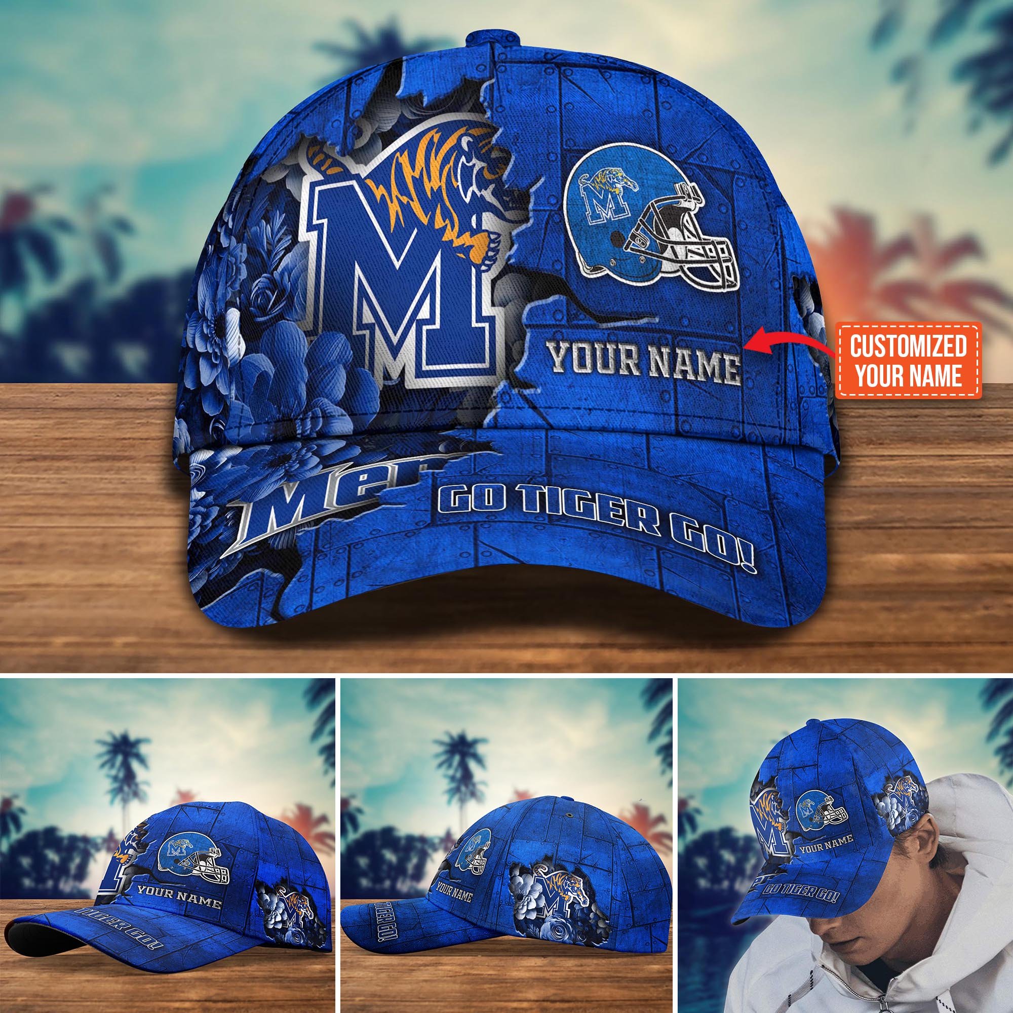 Memphis Tigers Custom New Arrivals Trending Cap H51466