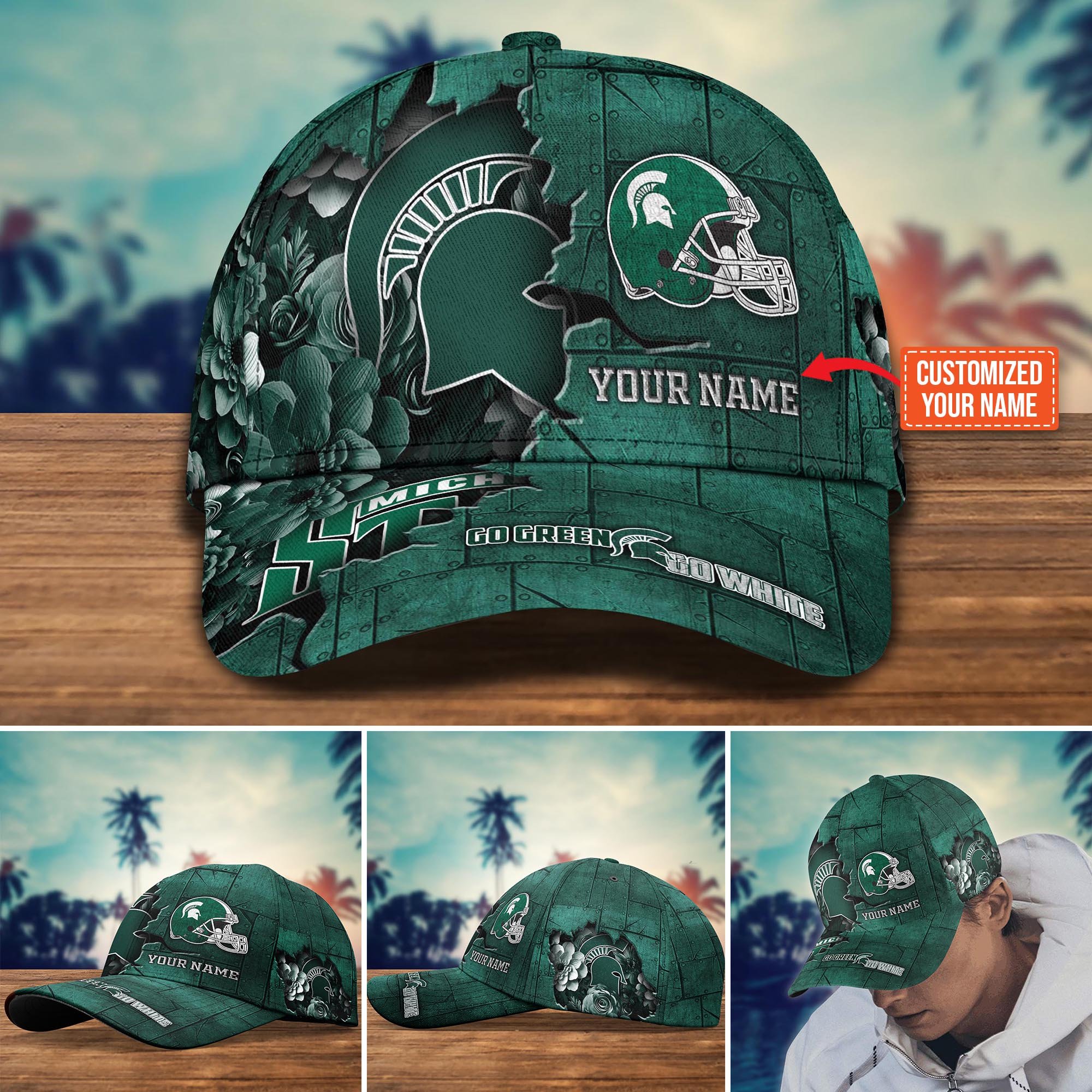 Michigan State Spartans Custom New Arrivals Trending Cap H51466