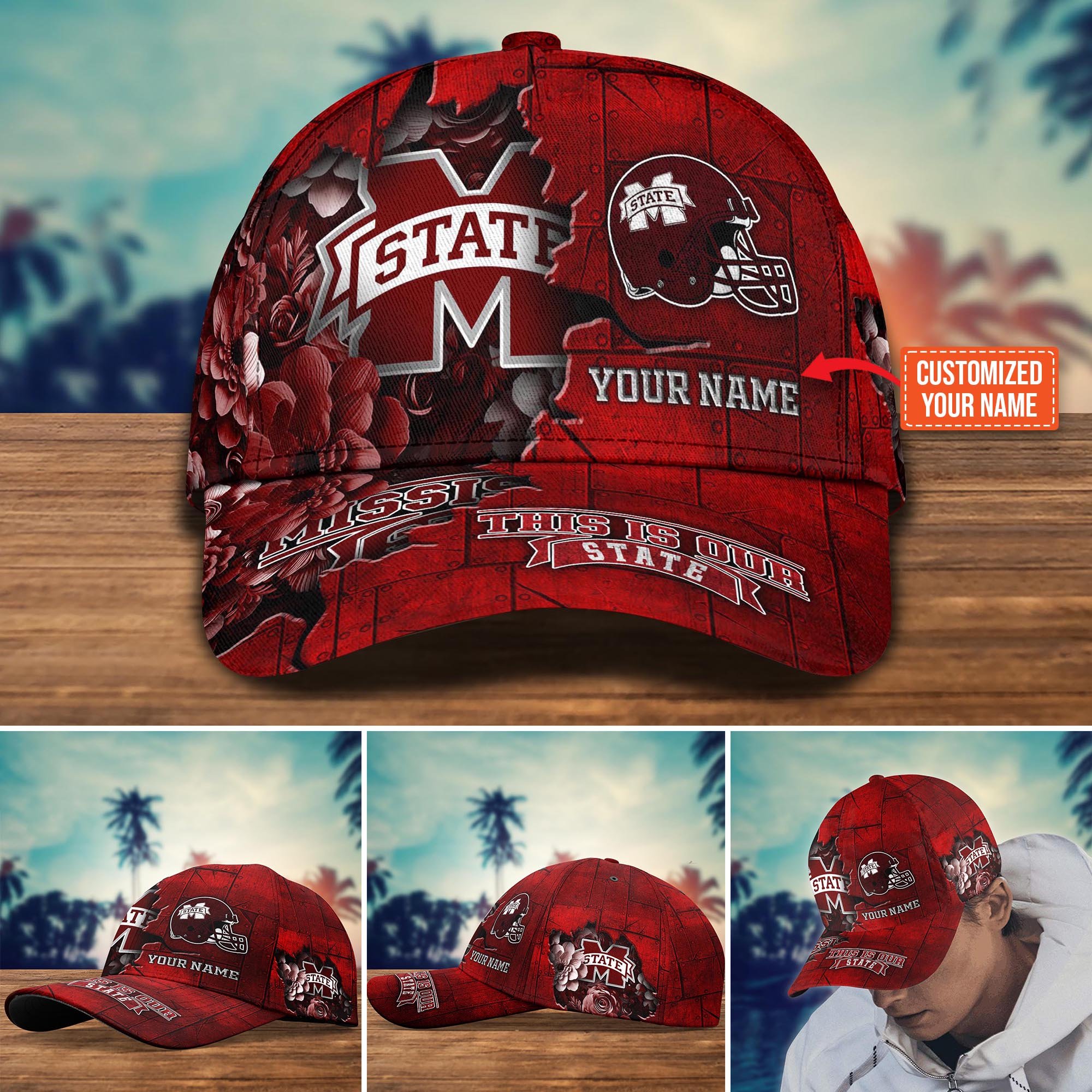 Mississippi State Bulldogs Custom New Arrivals Trending Cap H51466