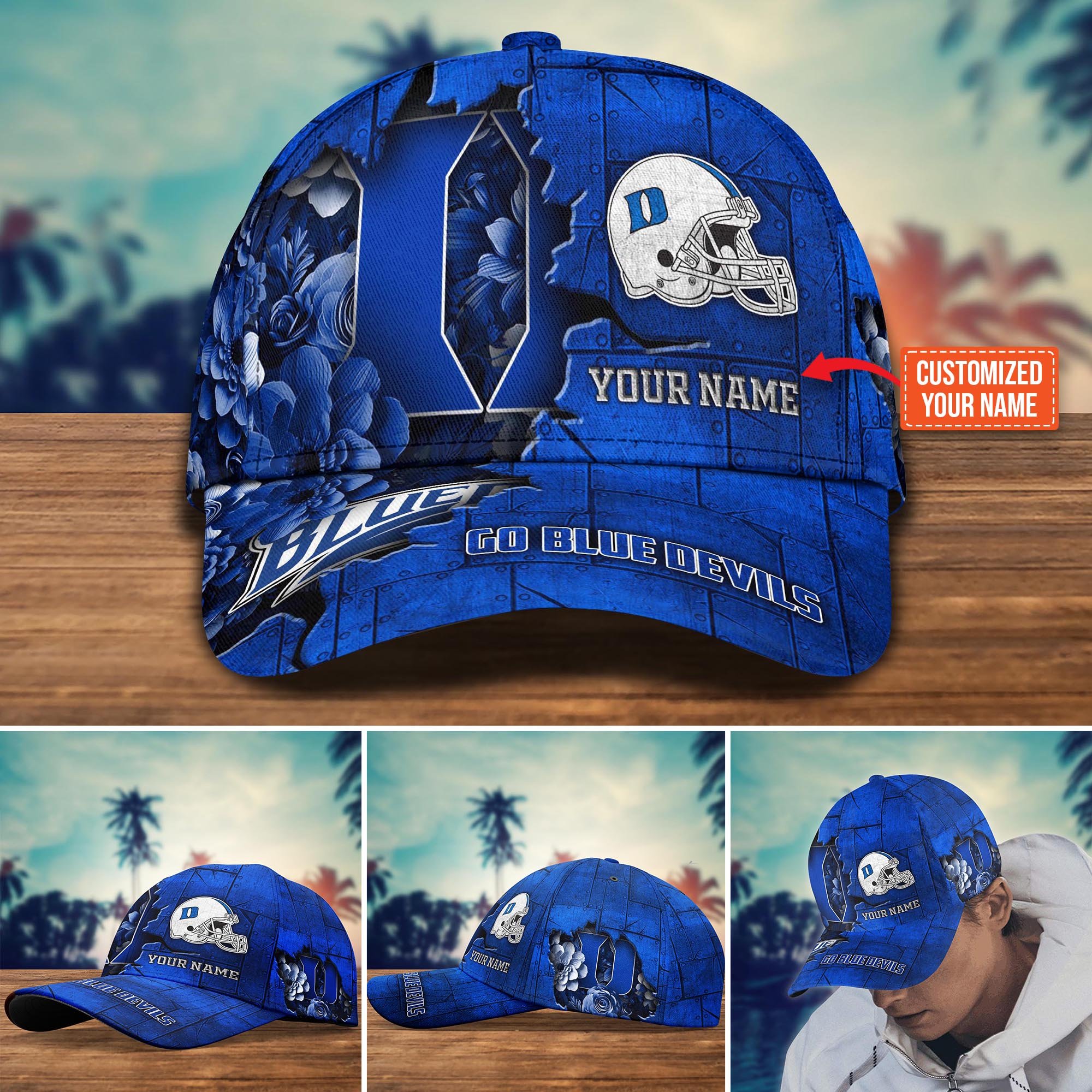 Duke Blue Devils Custom New Arrivals Trending Cap H51466