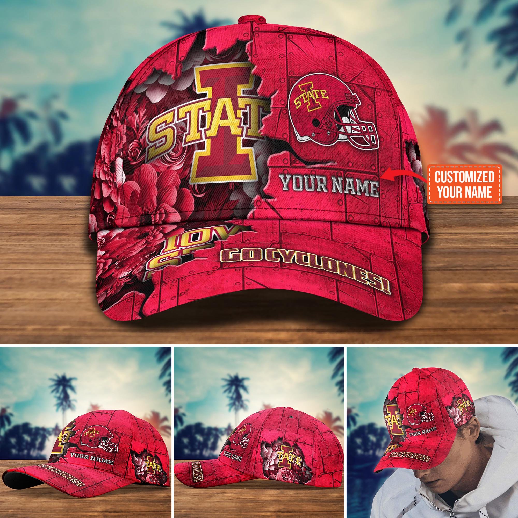 Iowa State Cyclones Custom New Arrivals Trending Cap H51466