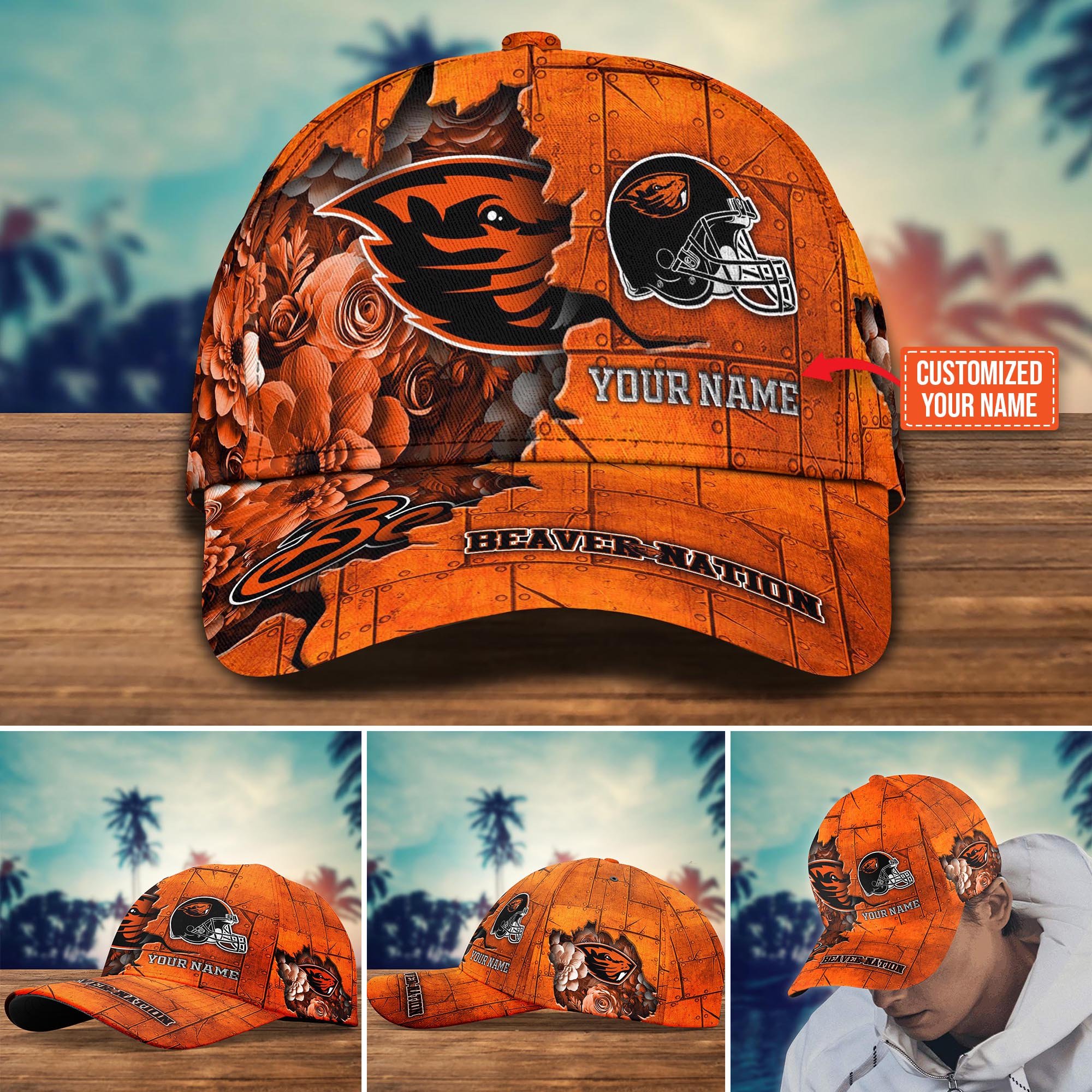 Oregon State Beavers Custom New Arrivals Trending Cap H51466