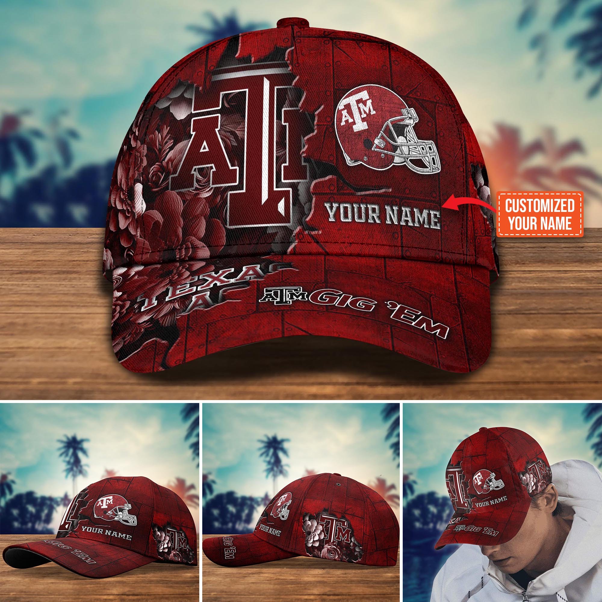 Texas A&M Aggies Custom New Arrivals Trending Cap H51466