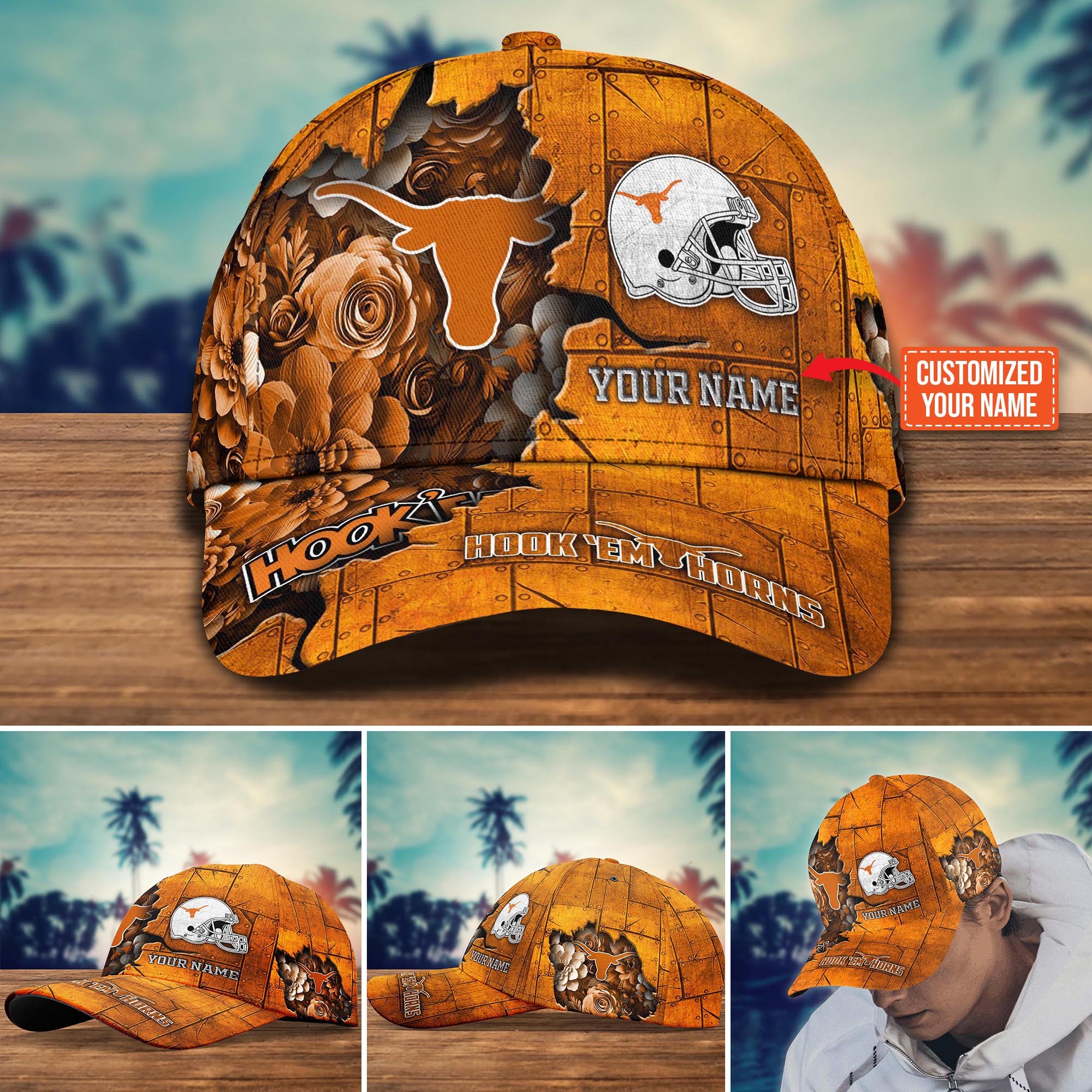 Texas Longhorns Custom New Arrivals Trending Cap H51466