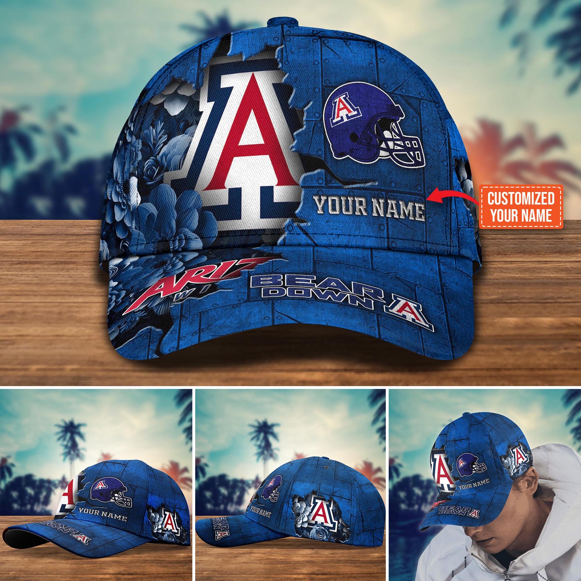 Arizona Wildcats Custom New Arrivals Trending Cap H51466