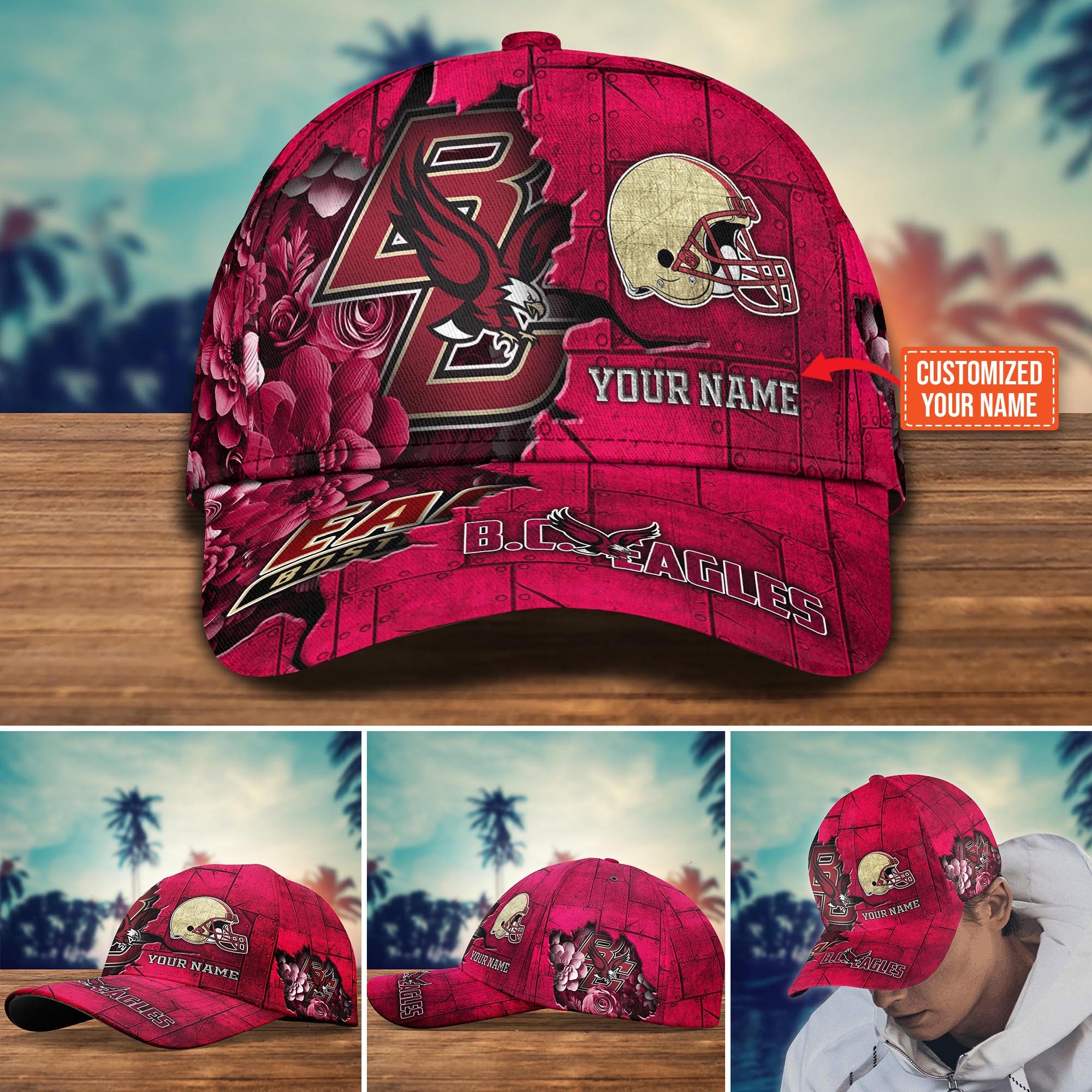 Boston College Eagles Custom New Arrivals Trending Cap H51466