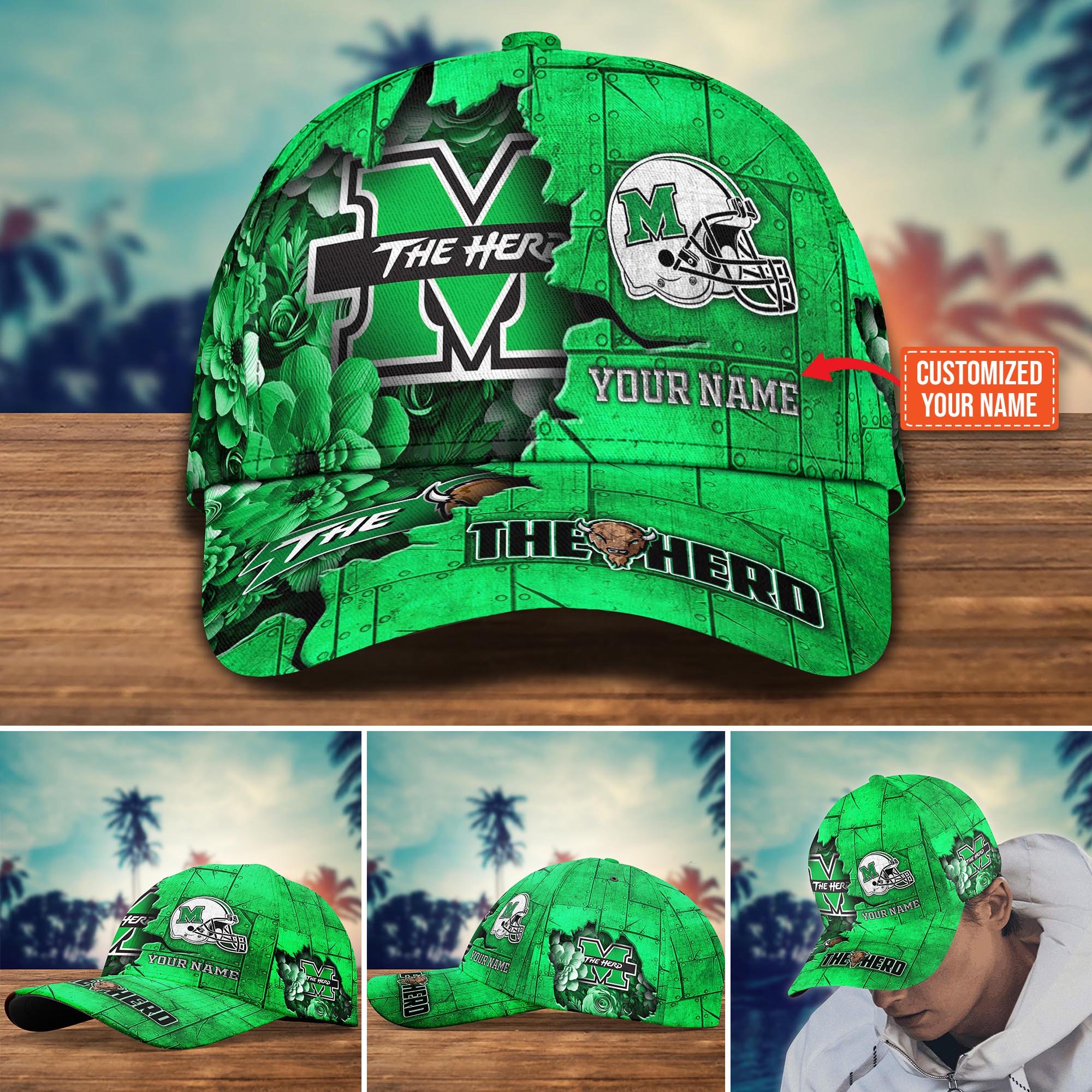 Marshall Thundering Herd Custom New Arrivals Trending Cap H51466