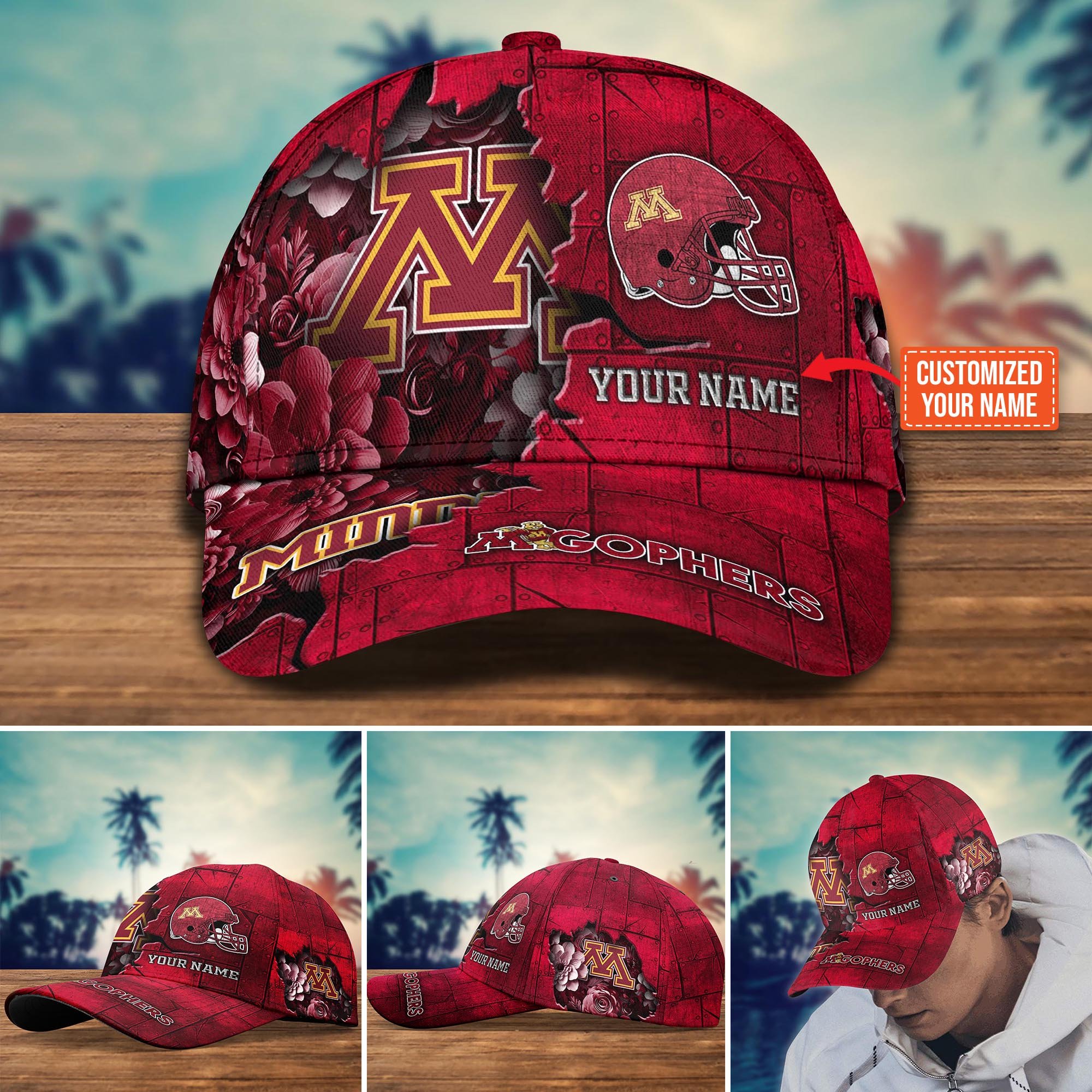 Minnesota Golden Gophers Custom New Arrivals Trending Cap H51466