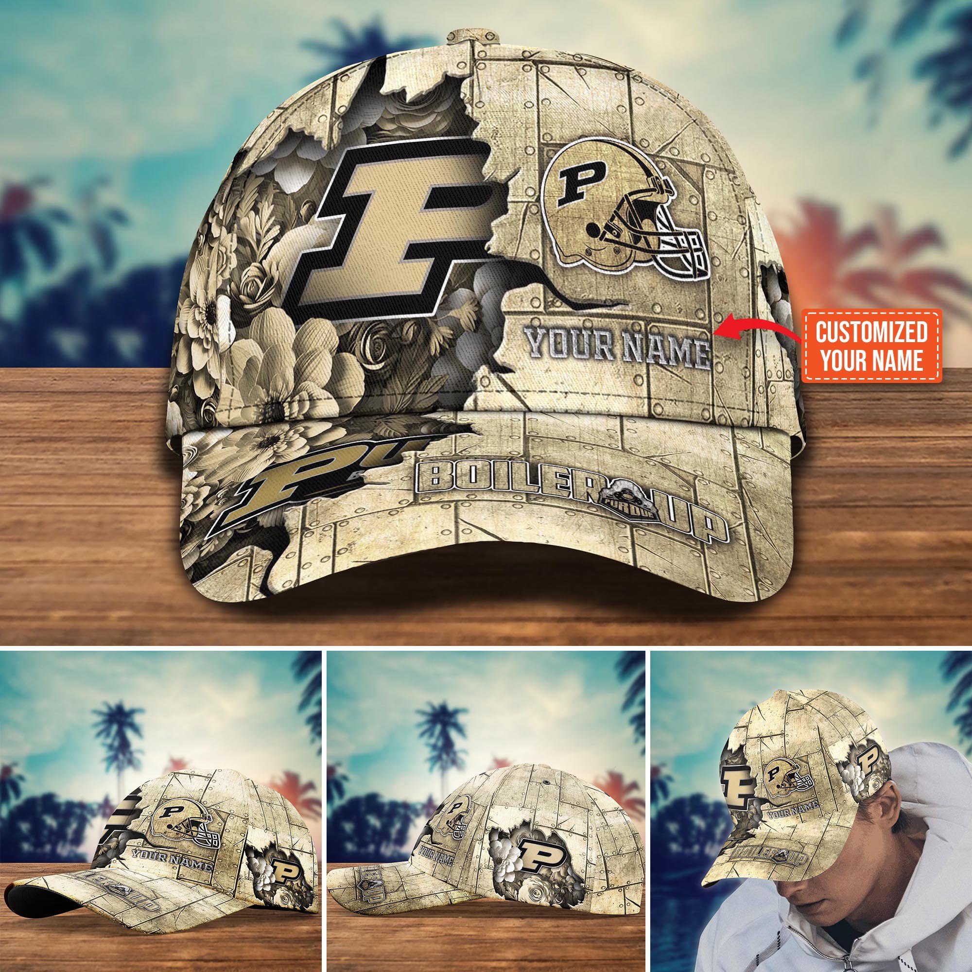 Purdue Boilermakers Custom New Arrivals Trending Cap H51466