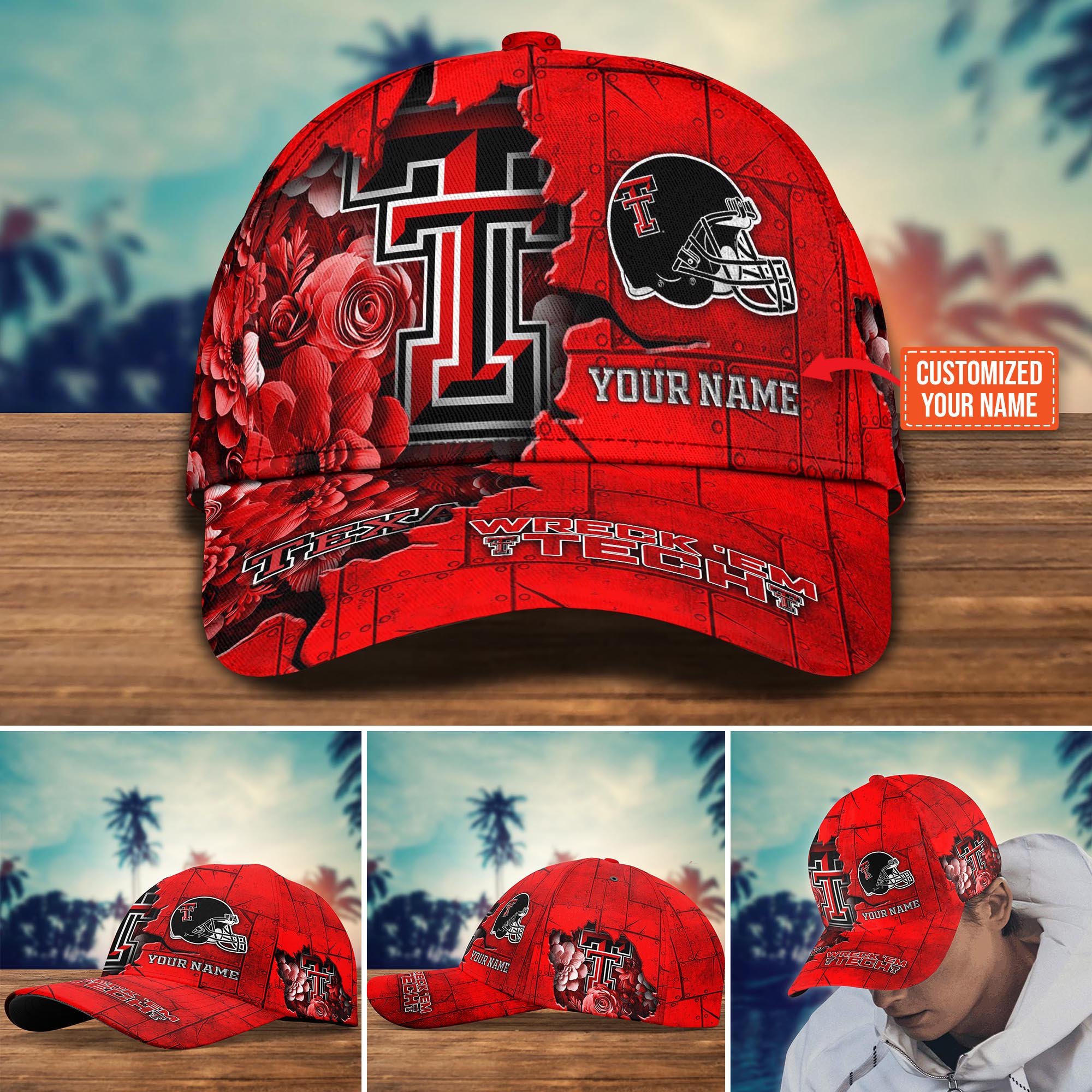 Texas Tech Red Raiders Custom New Arrivals Trending Cap H51466