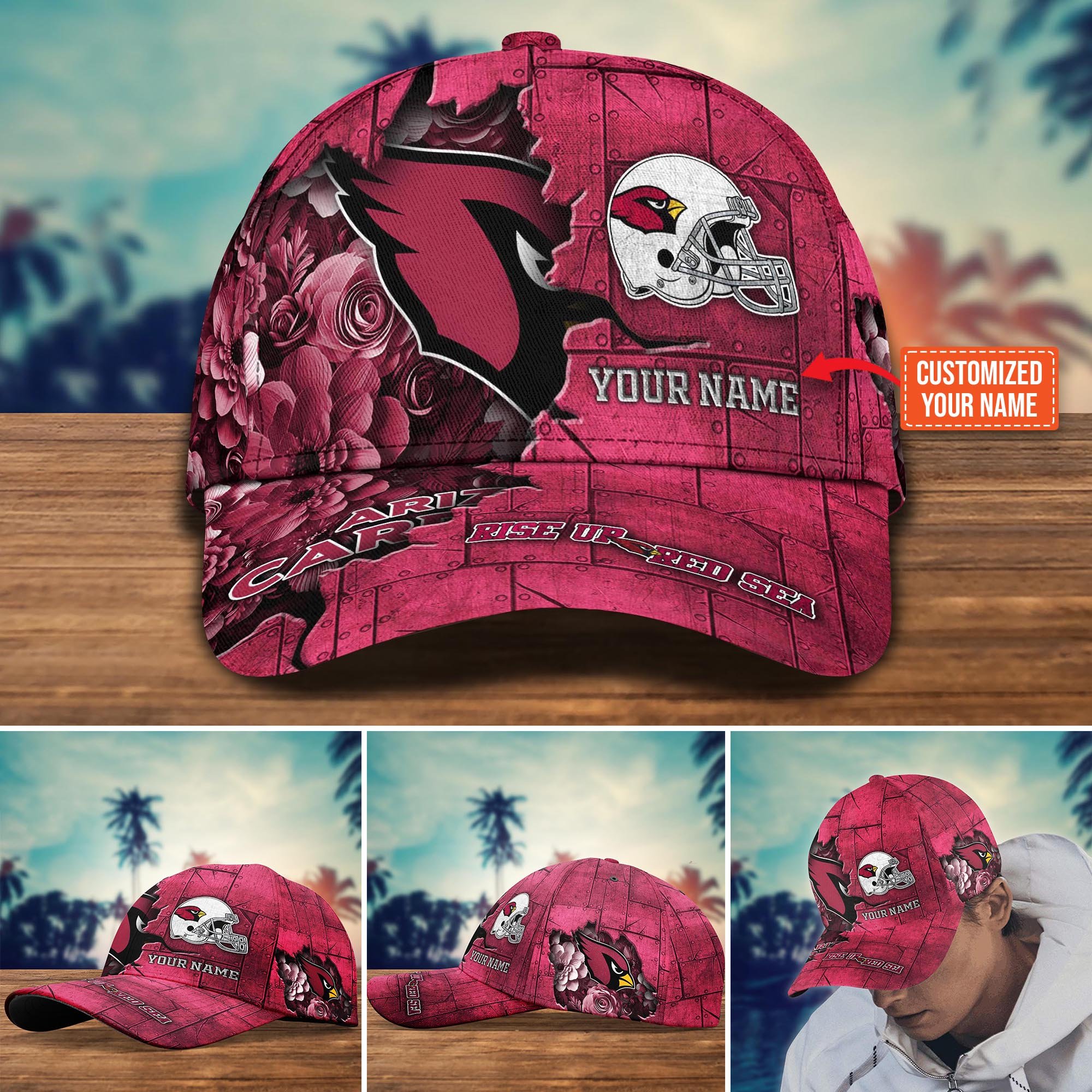 Arizona Cardinals Custom New Arrivals Trending Cap H51466