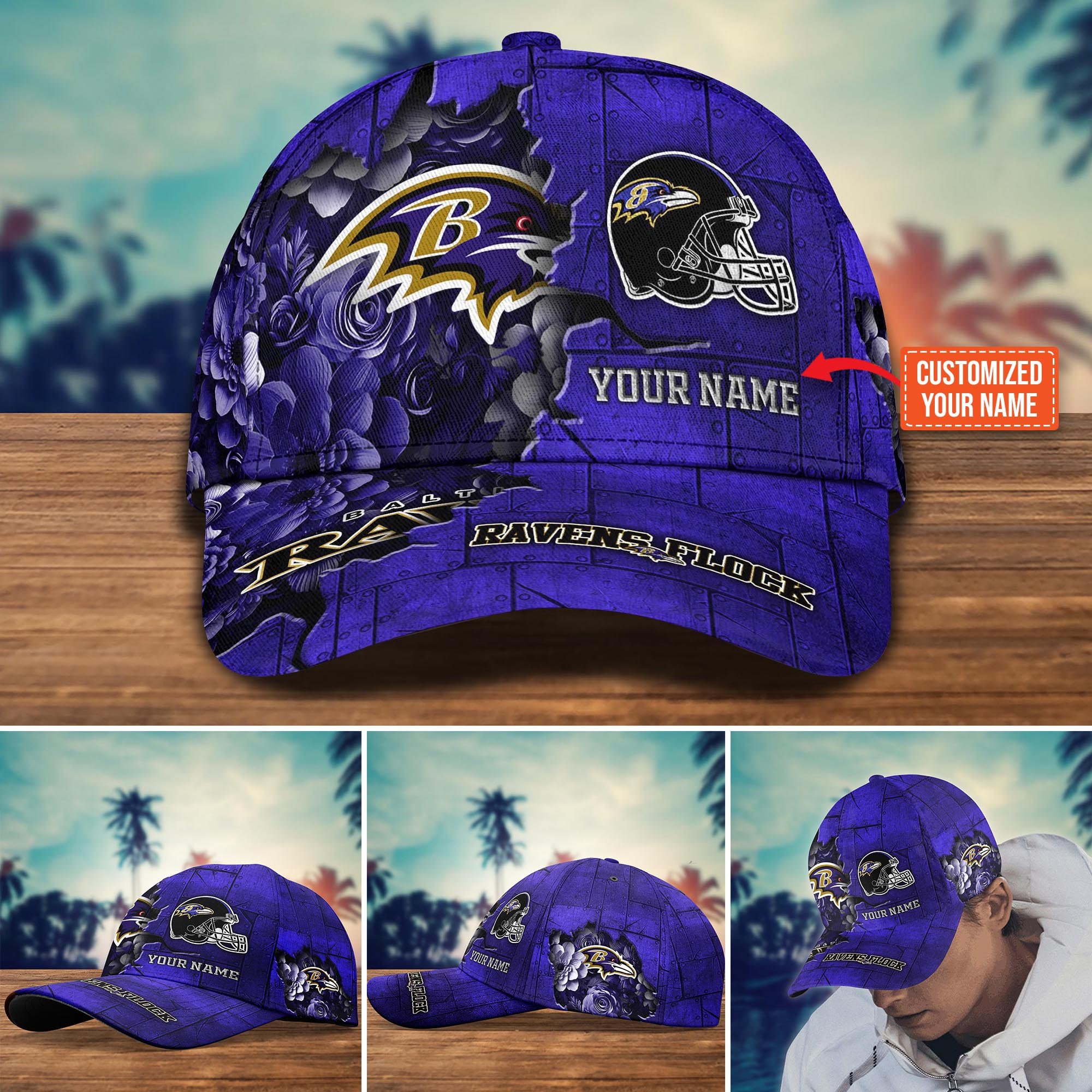 Baltimore Ravens Custom New Arrivals Trending Cap H51466