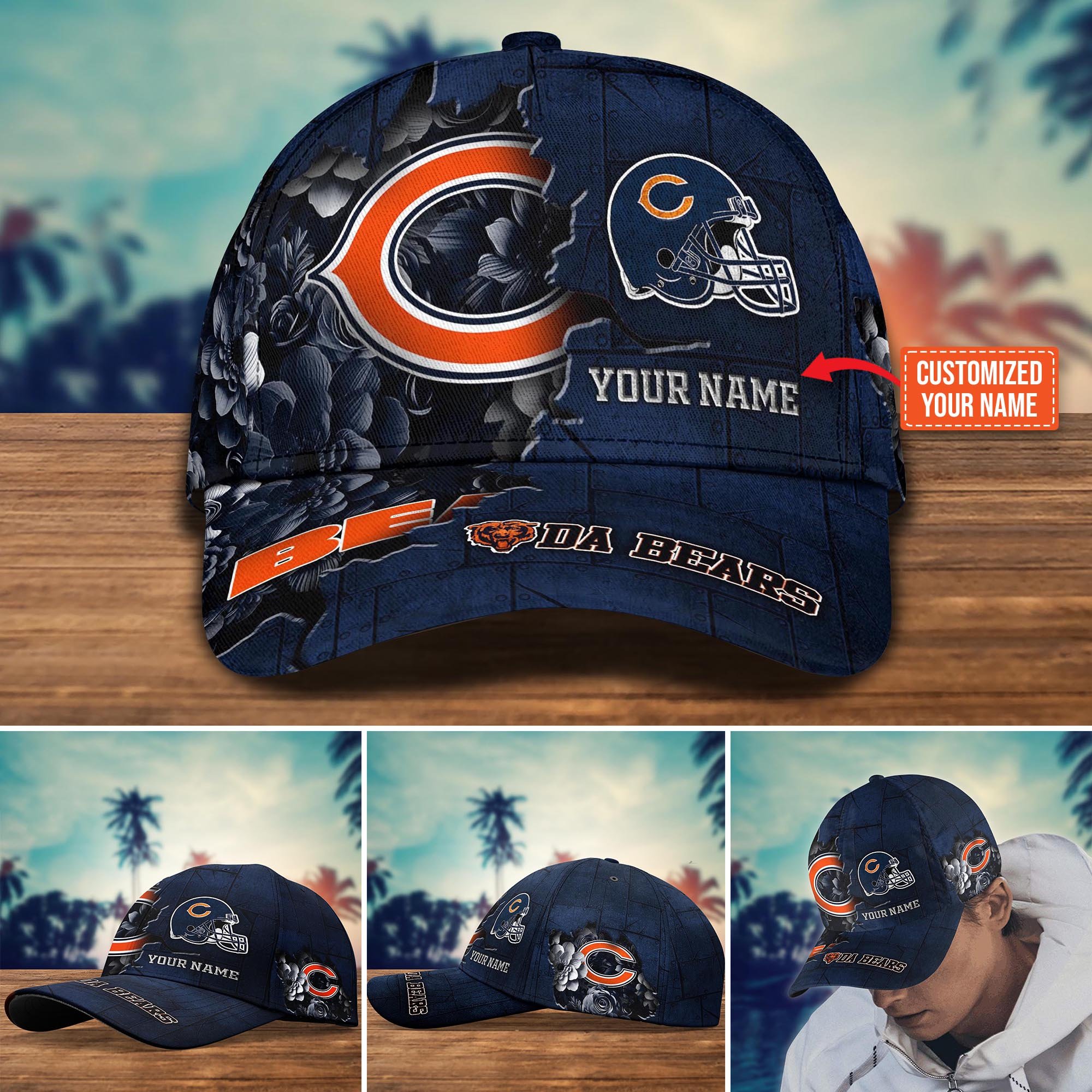 Chicago Bears Custom New Arrivals Trending Cap H51466