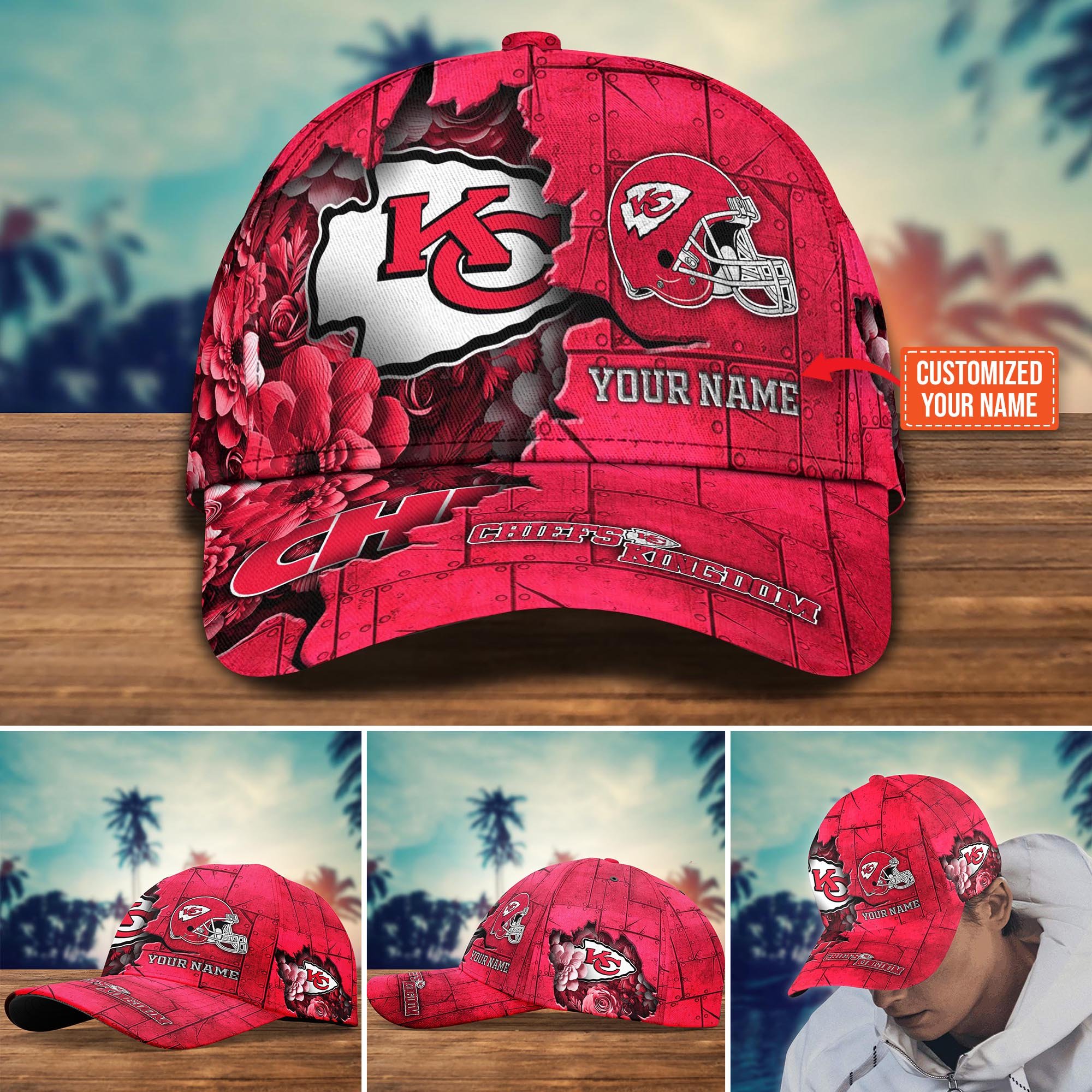 Kansas City Chiefs Custom New Arrivals Trending Cap H51466