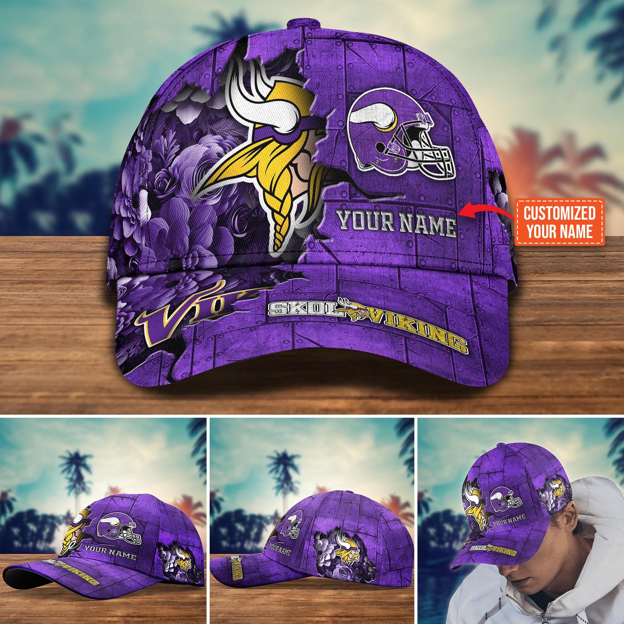 Minnesota Vikings Custom New Arrivals Trending Cap H51466