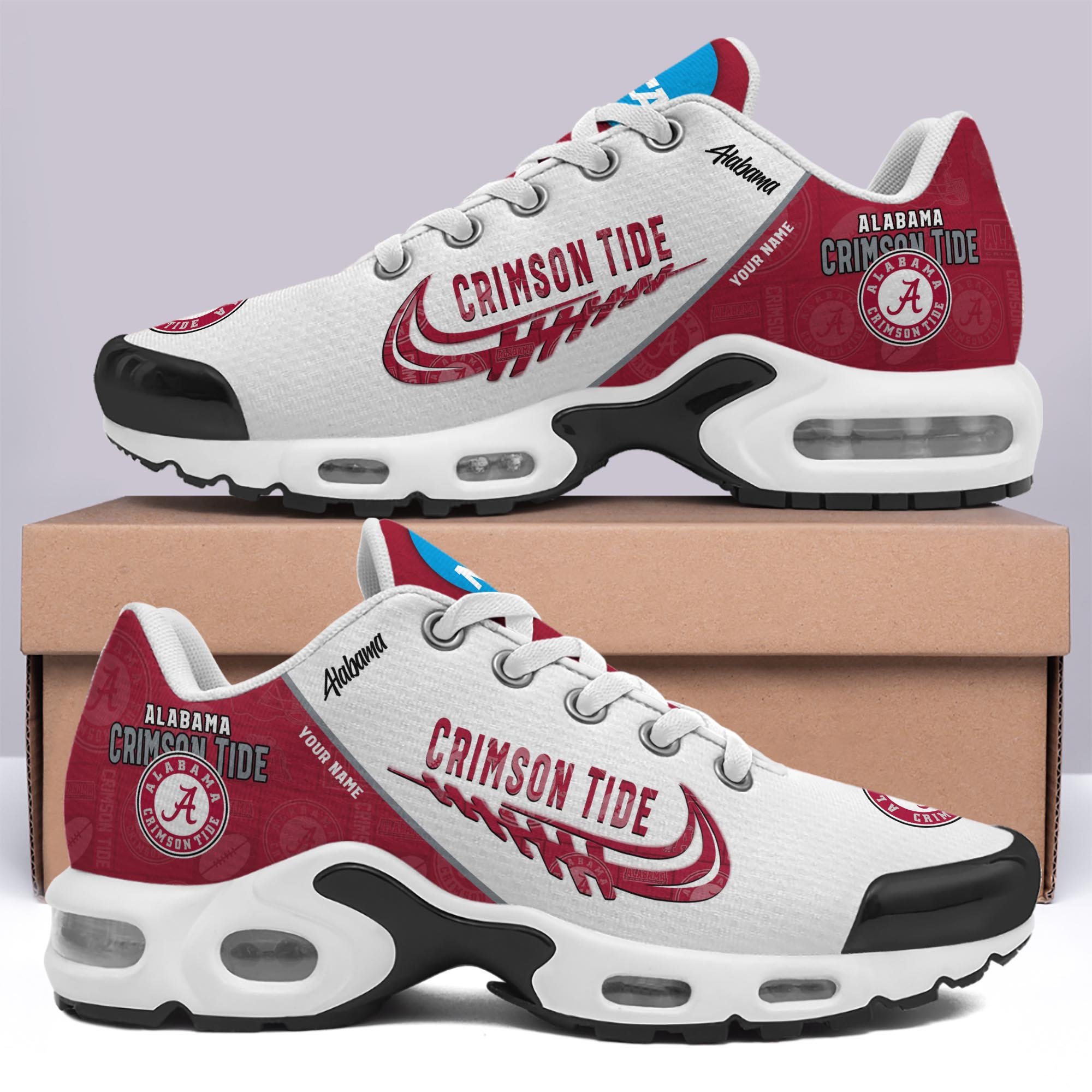 Alabama Crimson Tide TN Shoes Custom Your Name 2024 version, Football Team Shoes, Sport Fan Gifts EHIVM-60203