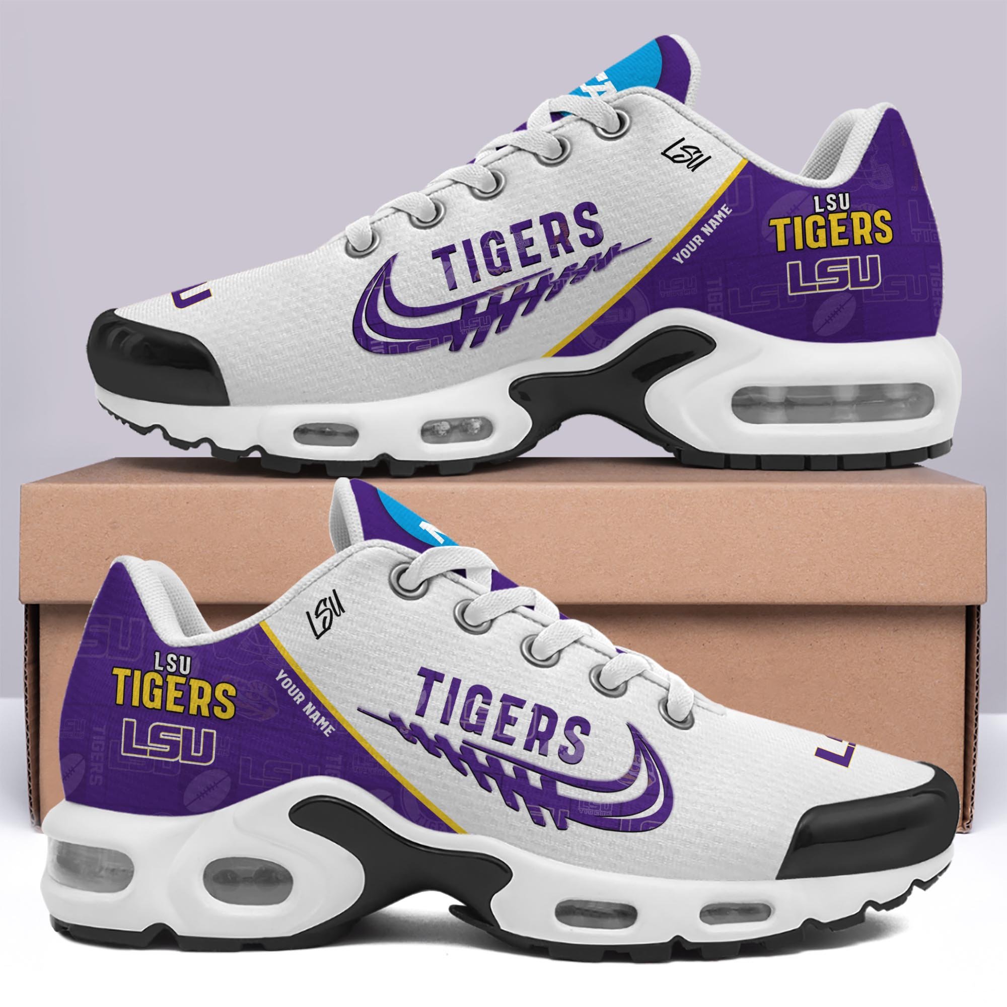 LSU TIGERS TN Shoes Custom Your Name 2024 version, Football Team Shoes, Sport Fan Gifts EHIVM-60203