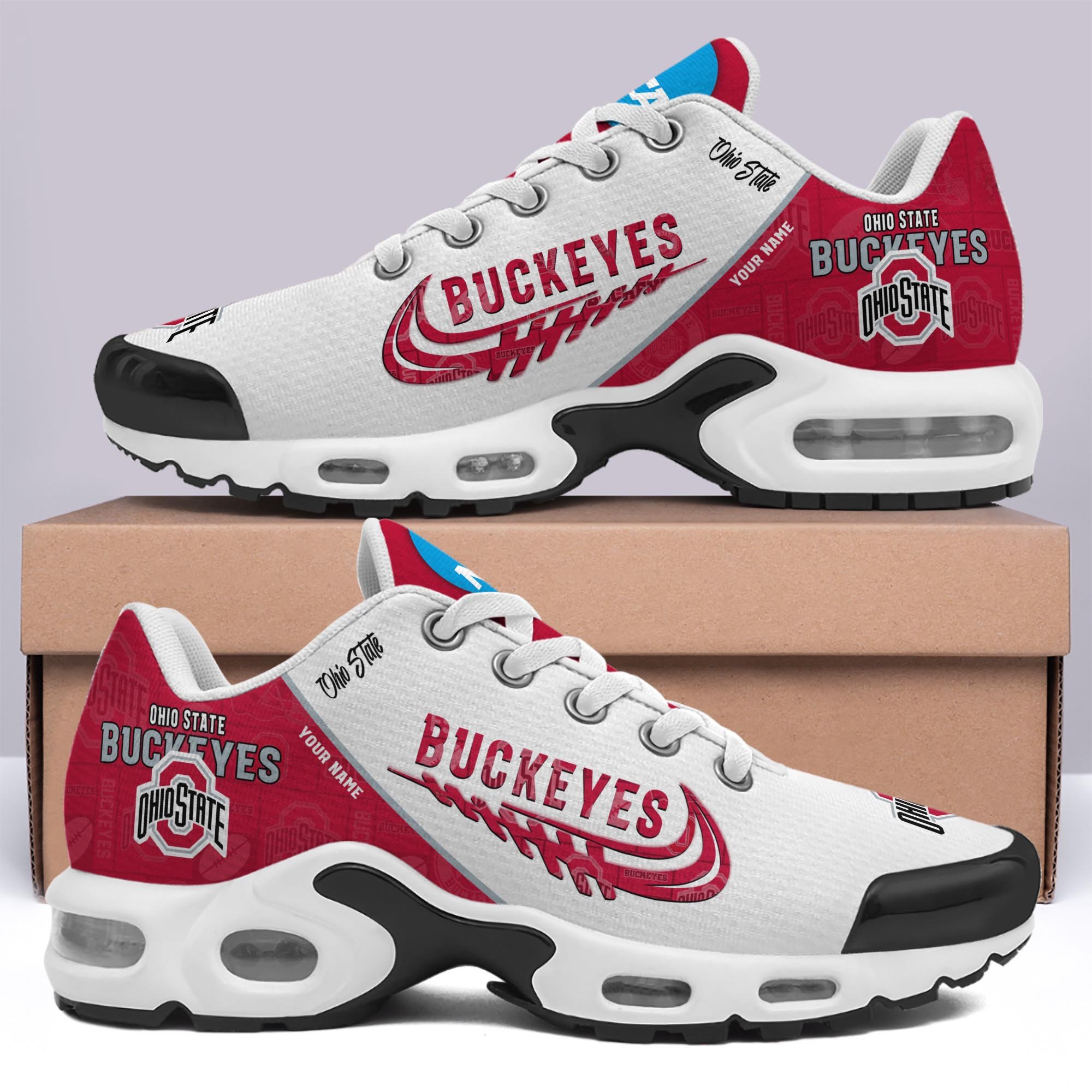 Ohio State Buckeyes TN Shoes Custom Your Name 2024 version, Football Team Shoes, Sport Fan Gifts EHIVM-60203