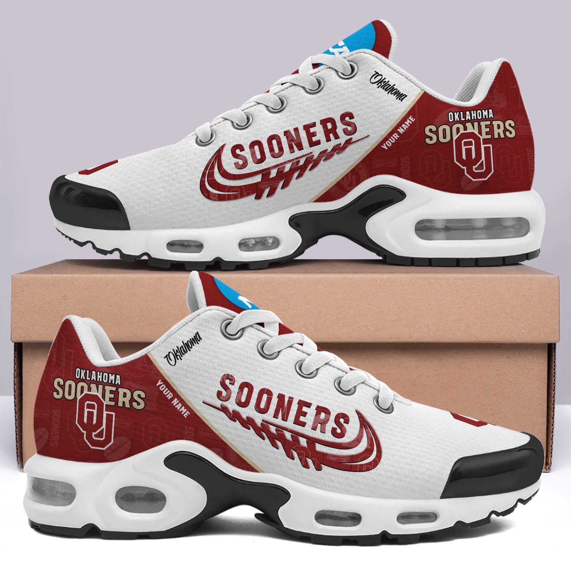 Oklahoma Sooners TN Shoes Custom Your Name 2024 version, Football Team Shoes, Sport Fan Gifts EHIVM-60203