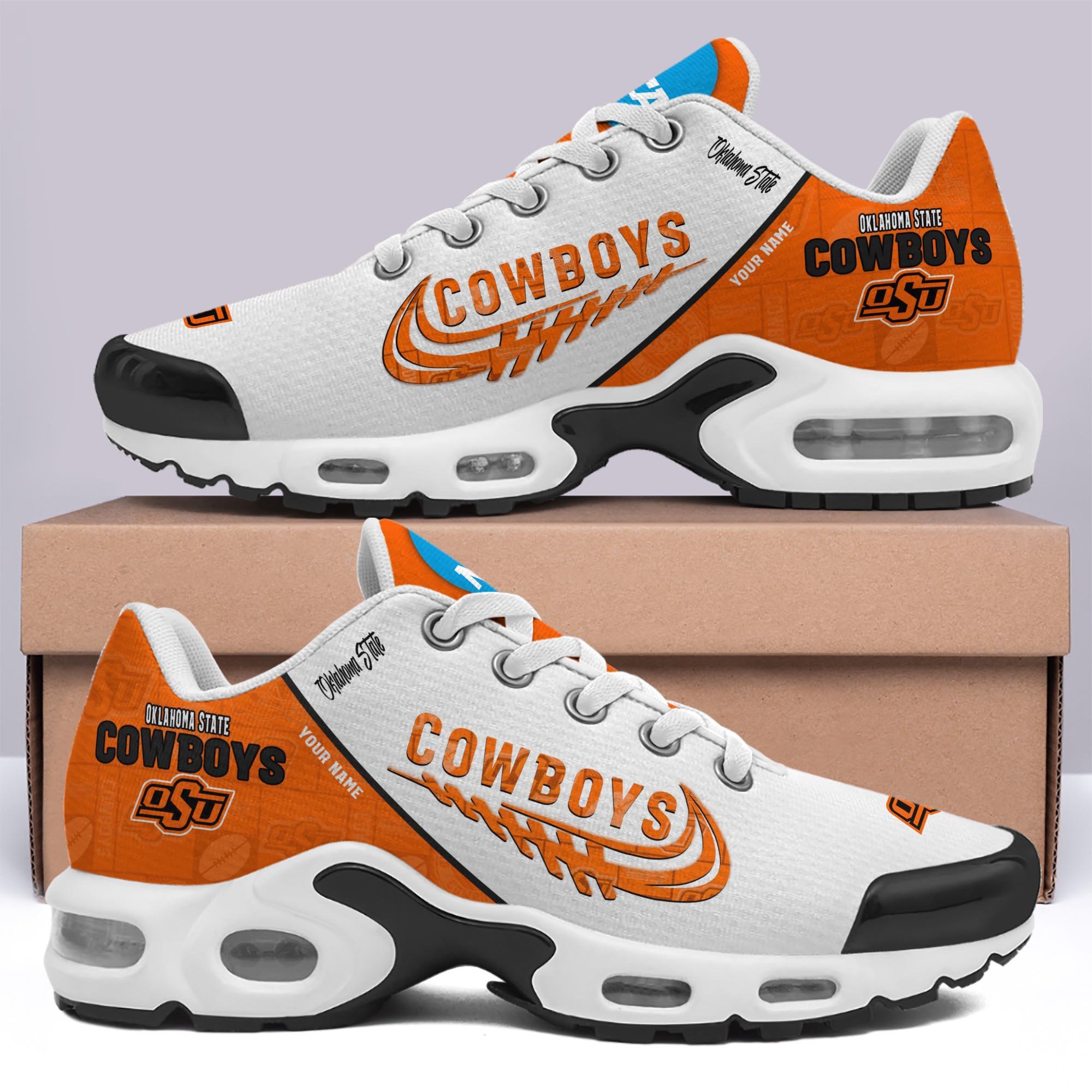 Oklahoma State Cowboys TN Shoes Custom Your Name 2024 version, Football Team Shoes, Sport Fan Gifts EHIVM-60203