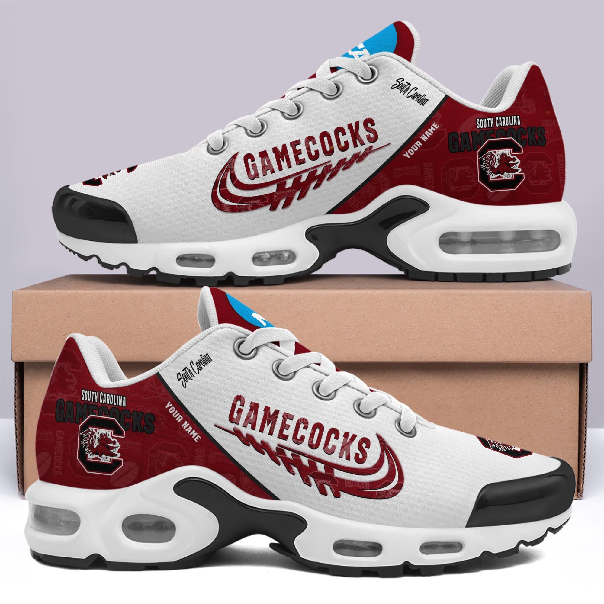 South Carolina Gamecocks TN Shoes Custom Your Name 2024 version, Football Team Shoes, Sport Fan Gifts EHIVM-60203