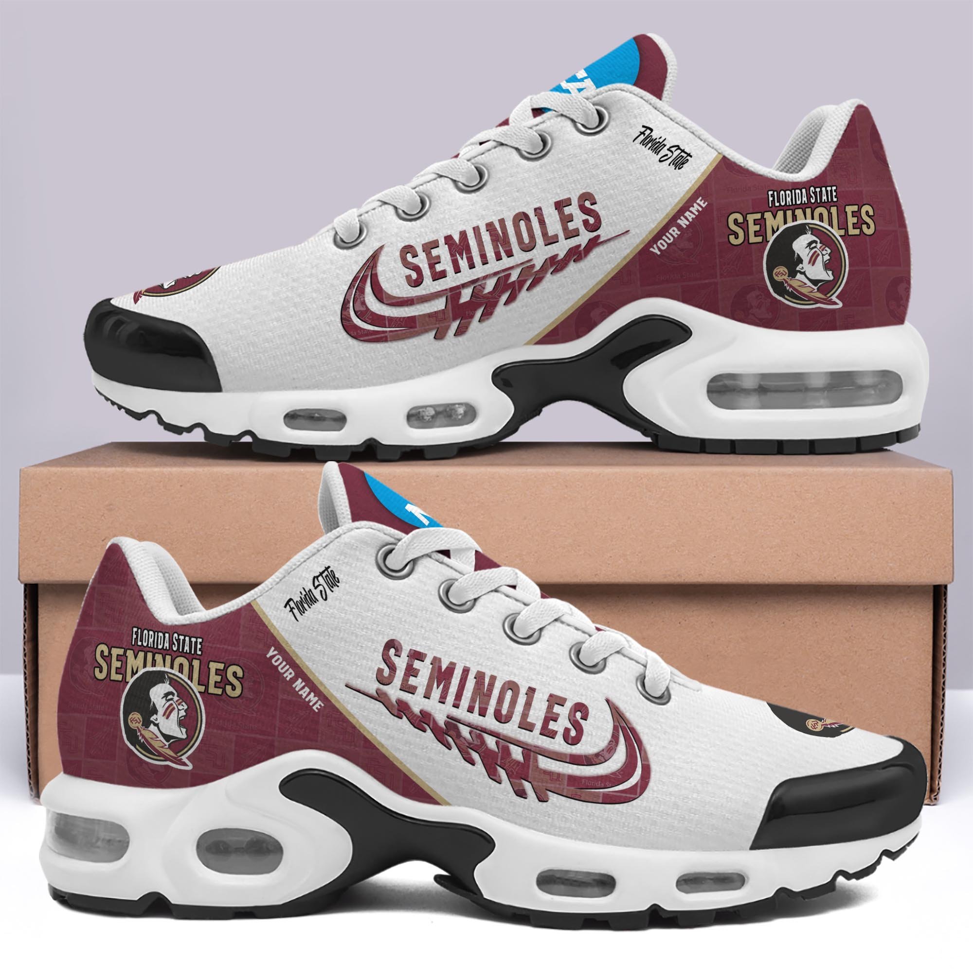 Florida State Seminoles TN Shoes Custom Your Name 2024 version, Football Team Shoes, Sport Fan Gifts EHIVM-60203