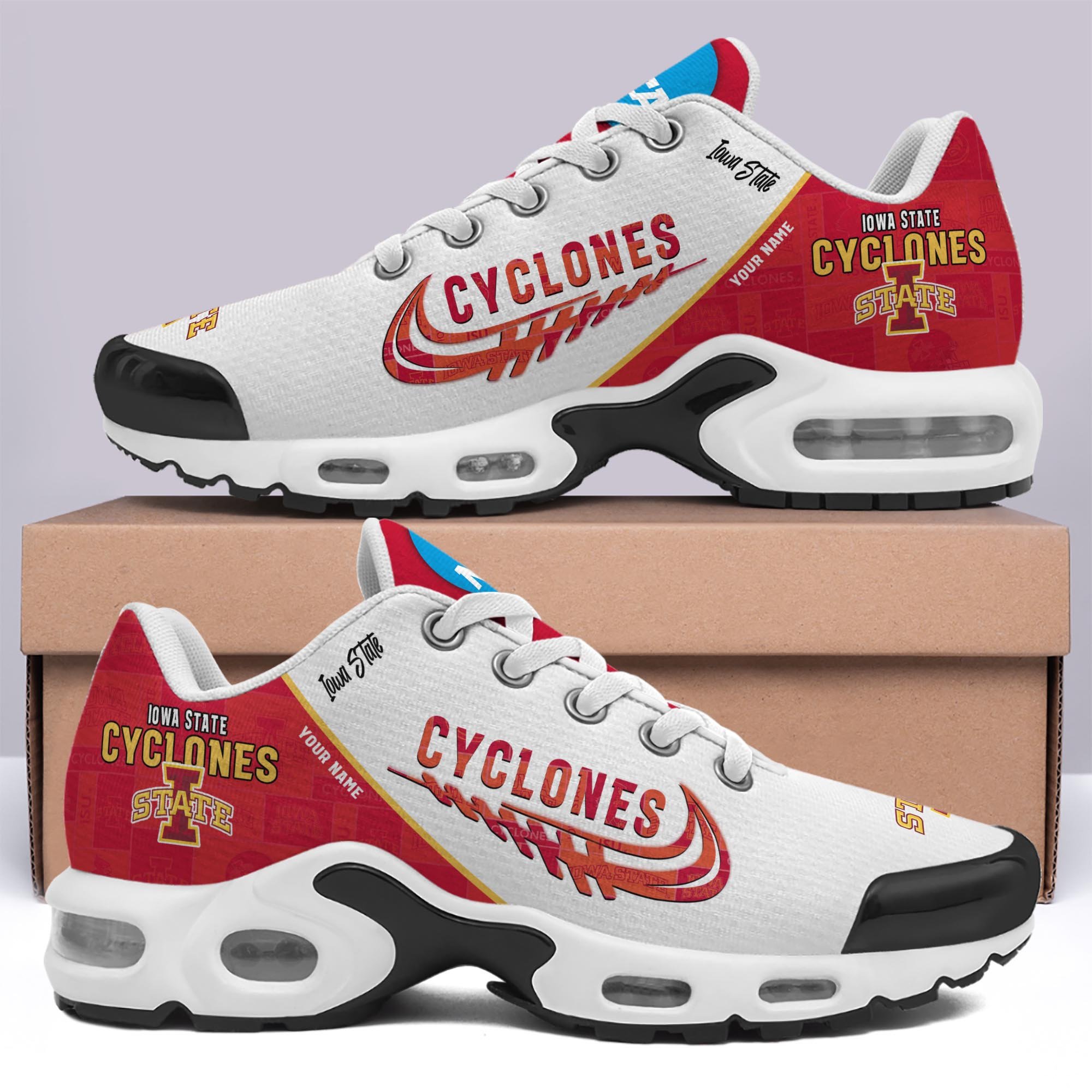 Iowa State Cyclones TN Shoes Custom Your Name 2024 version, Football Team Shoes, Sport Fan Gifts EHIVM-60203