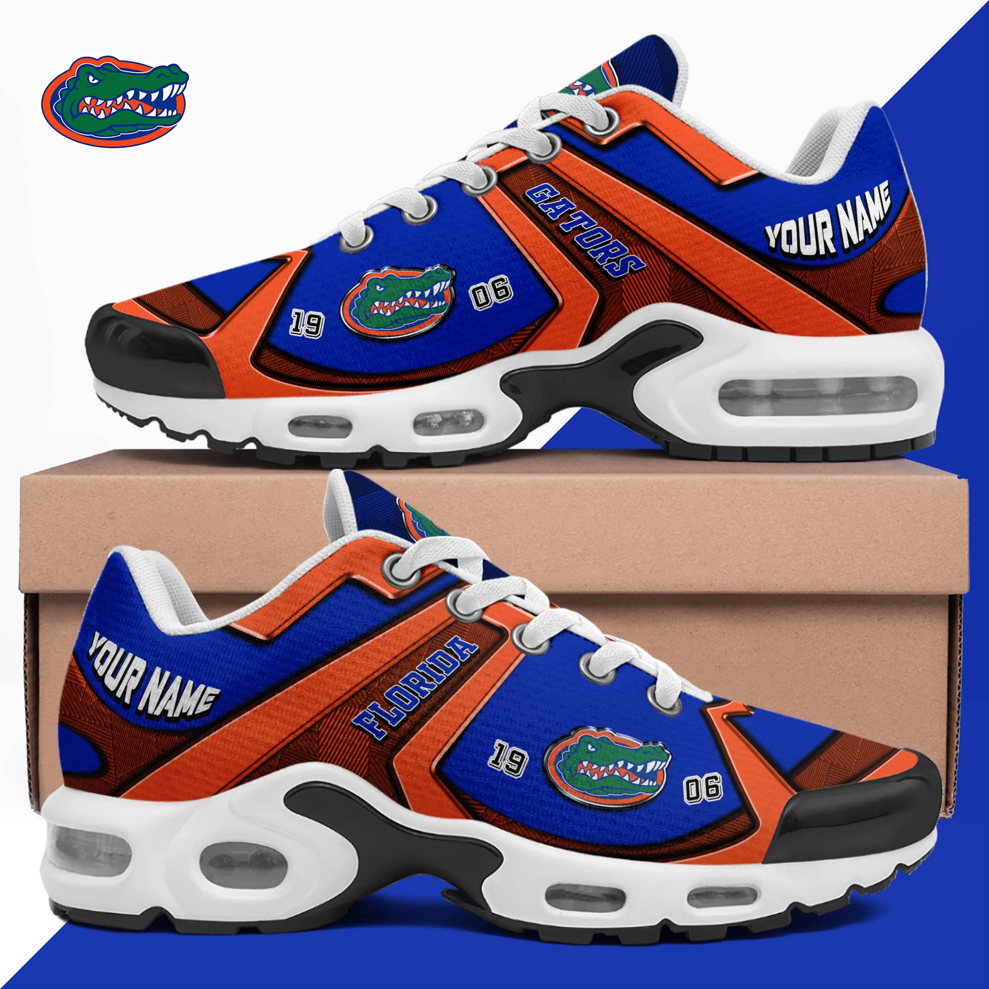 Florida Gators TN Shoes 2024 Version Custom Your Name, Sport Shoes For Lovers, Football Team Shoes, Sport Gifts For Fans, Gifts For Him ETHY-62489