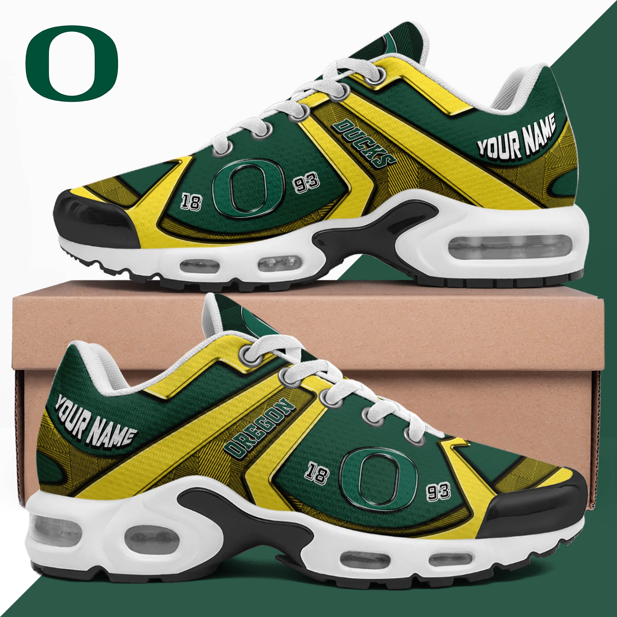 Oregon Ducks TN Shoes 2024 Version Custom Your Name, Sport Shoes For Lovers, Football Team Shoes, Sport Gifts For Fans, Gifts For Him ETHY-62489